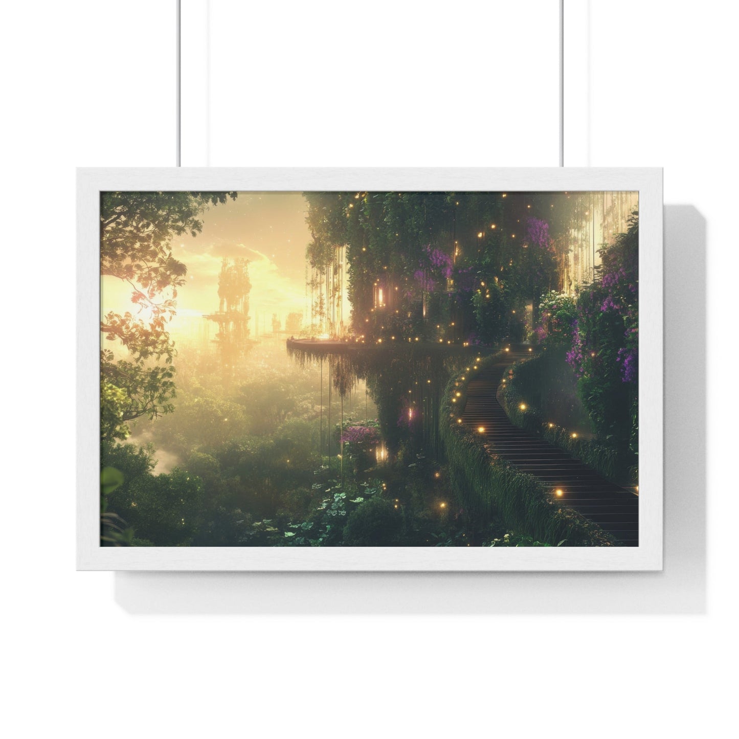 The Lantern Path (Framed) - JG Visual Arts