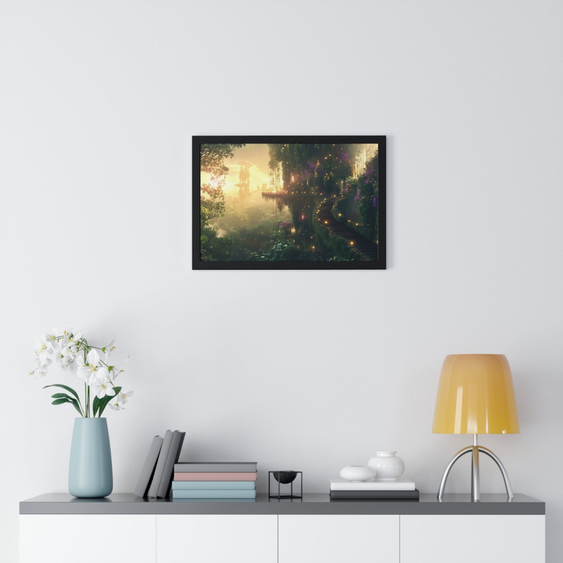 The Lantern Path (Framed) - JG Visual Arts