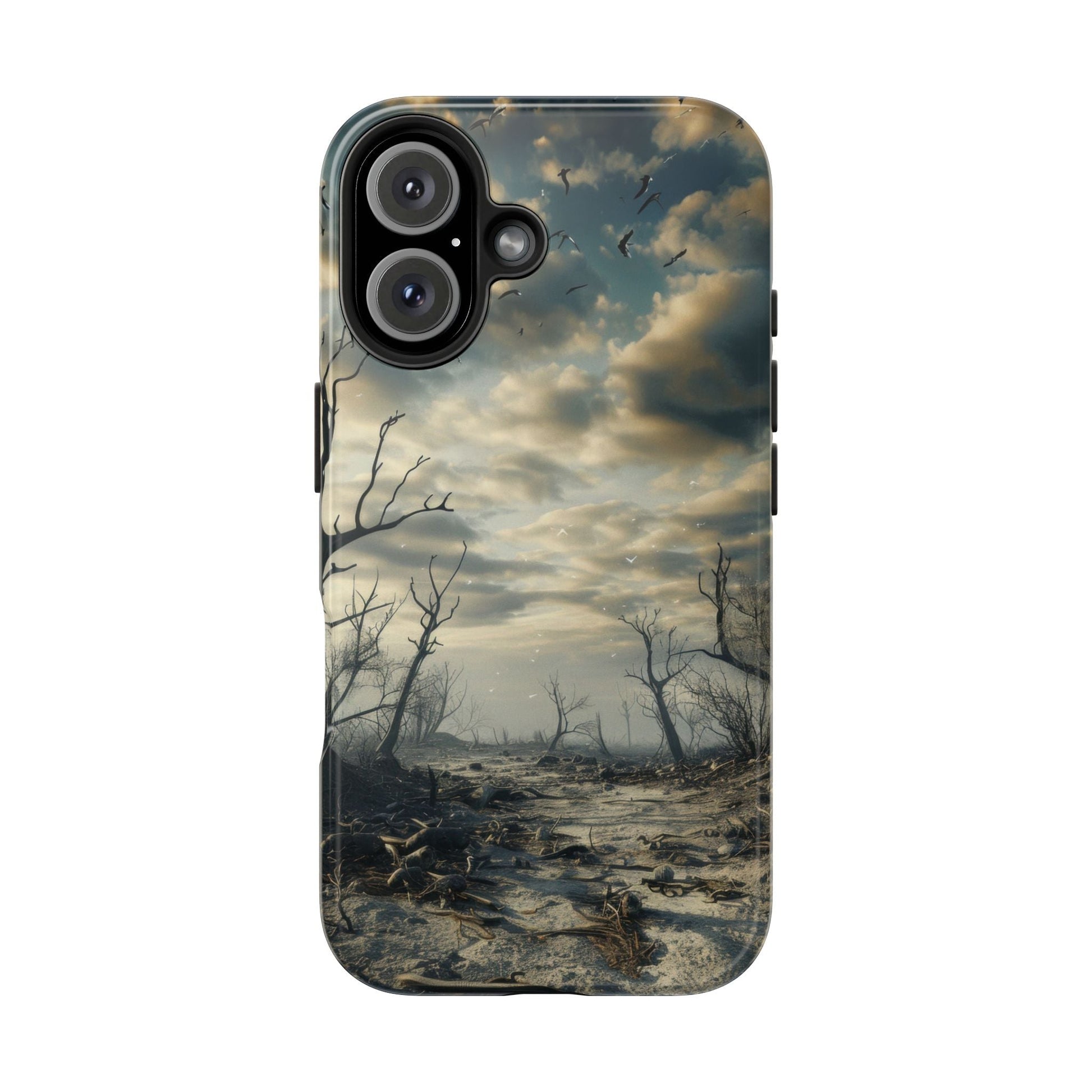 The Last Tree — Desolate Landscape Phone Case - JG Visual Arts