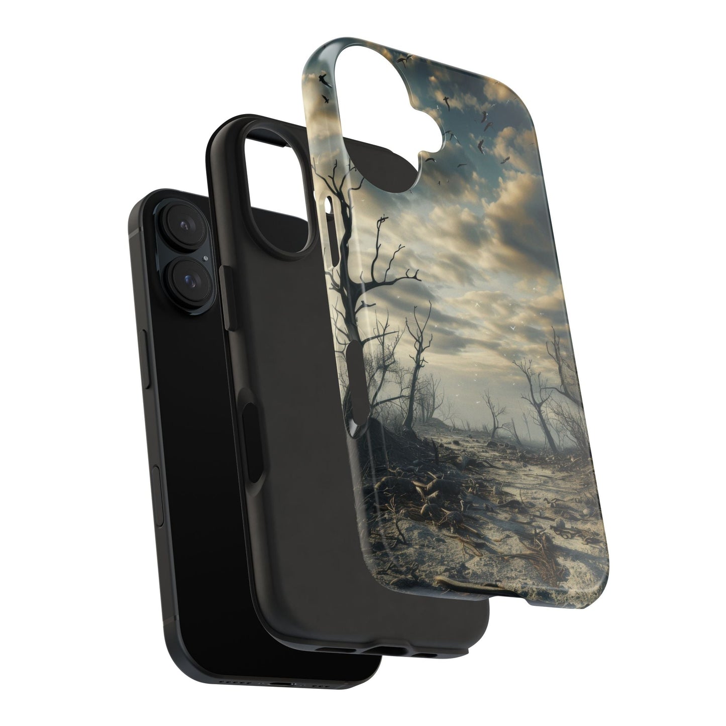 The Last Tree — Desolate Landscape Phone Case - JDG Visual Arts