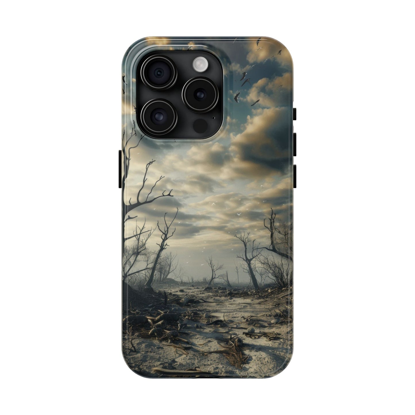 The Last Tree — Desolate Landscape Phone Case - JG Visual Arts