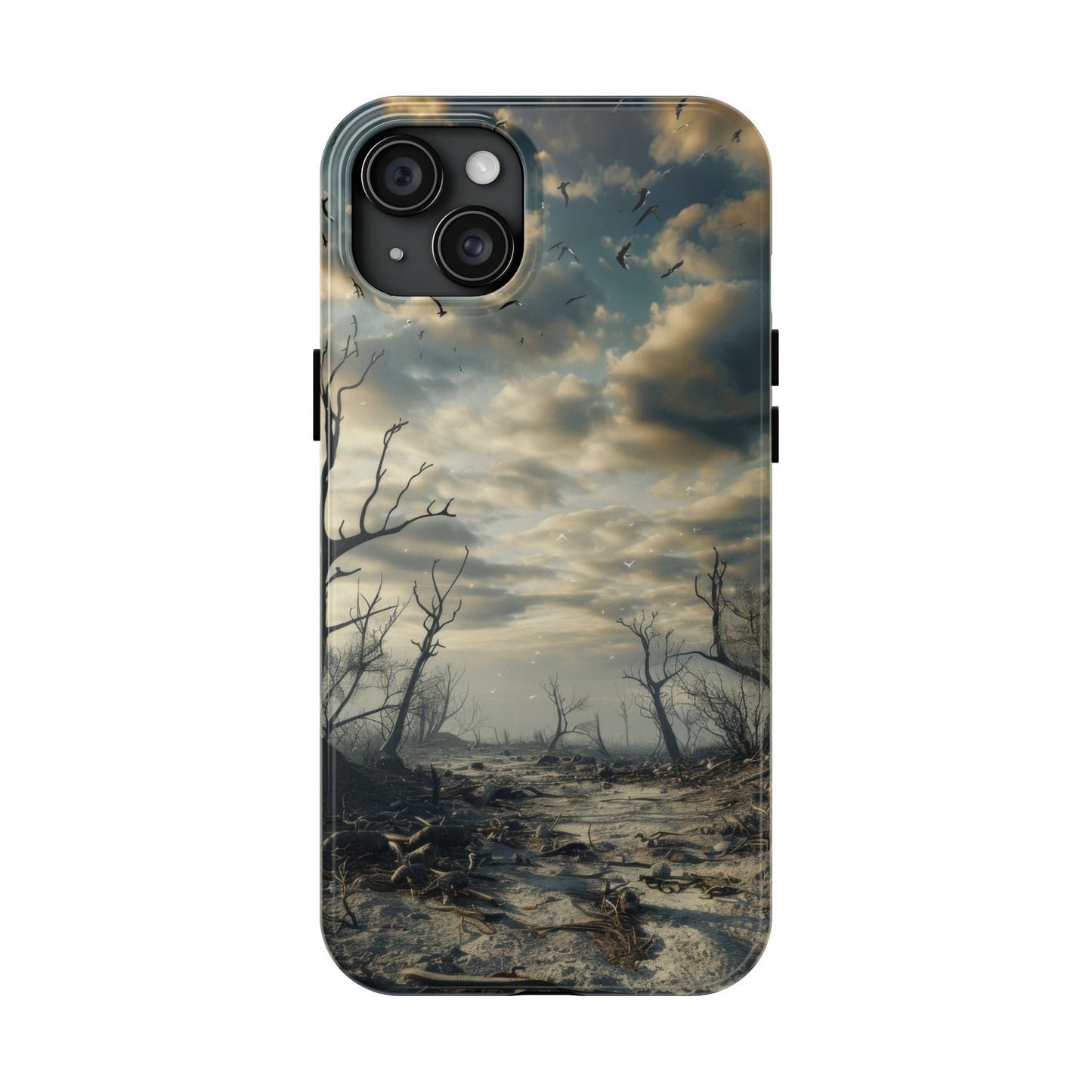 The Last Tree — Desolate Landscape Phone Case - JG Visual Arts