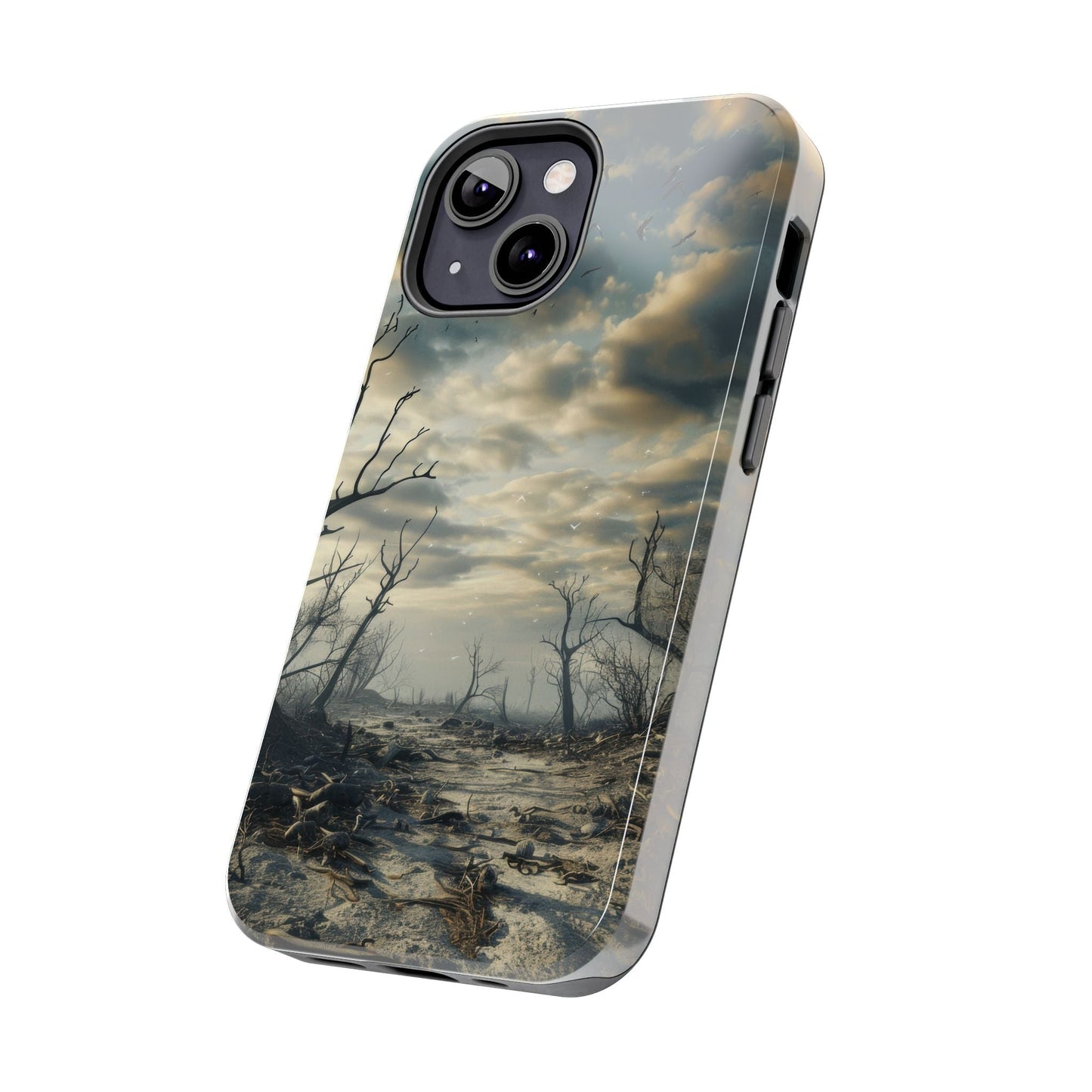 The Last Tree — Desolate Landscape Phone Case - JDG Visual Arts
