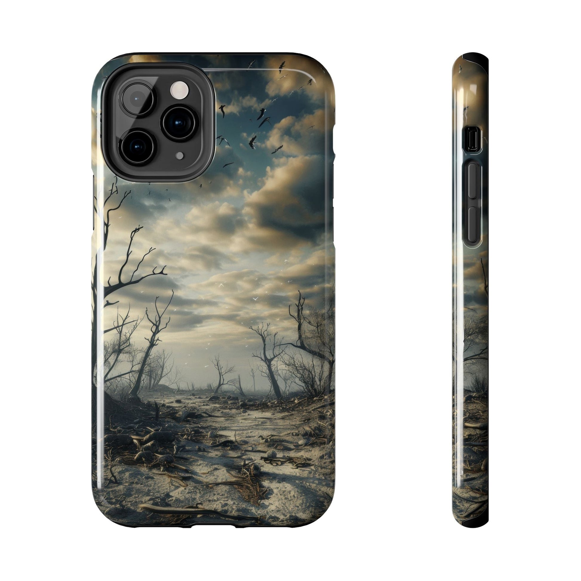 The Last Tree — Desolate Landscape Phone Case - JG Visual Arts