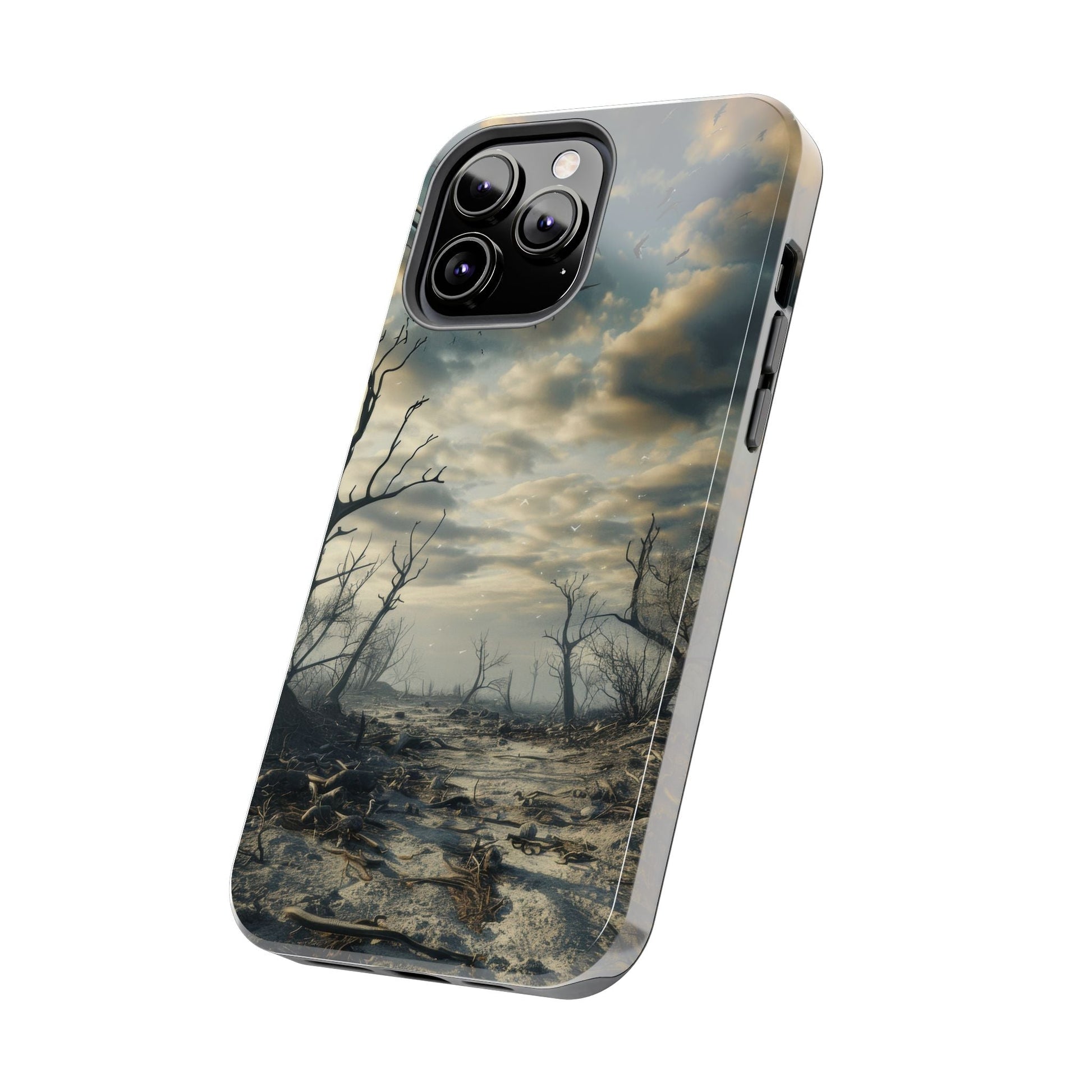The Last Tree — Desolate Landscape Phone Case - JDG Visual Arts