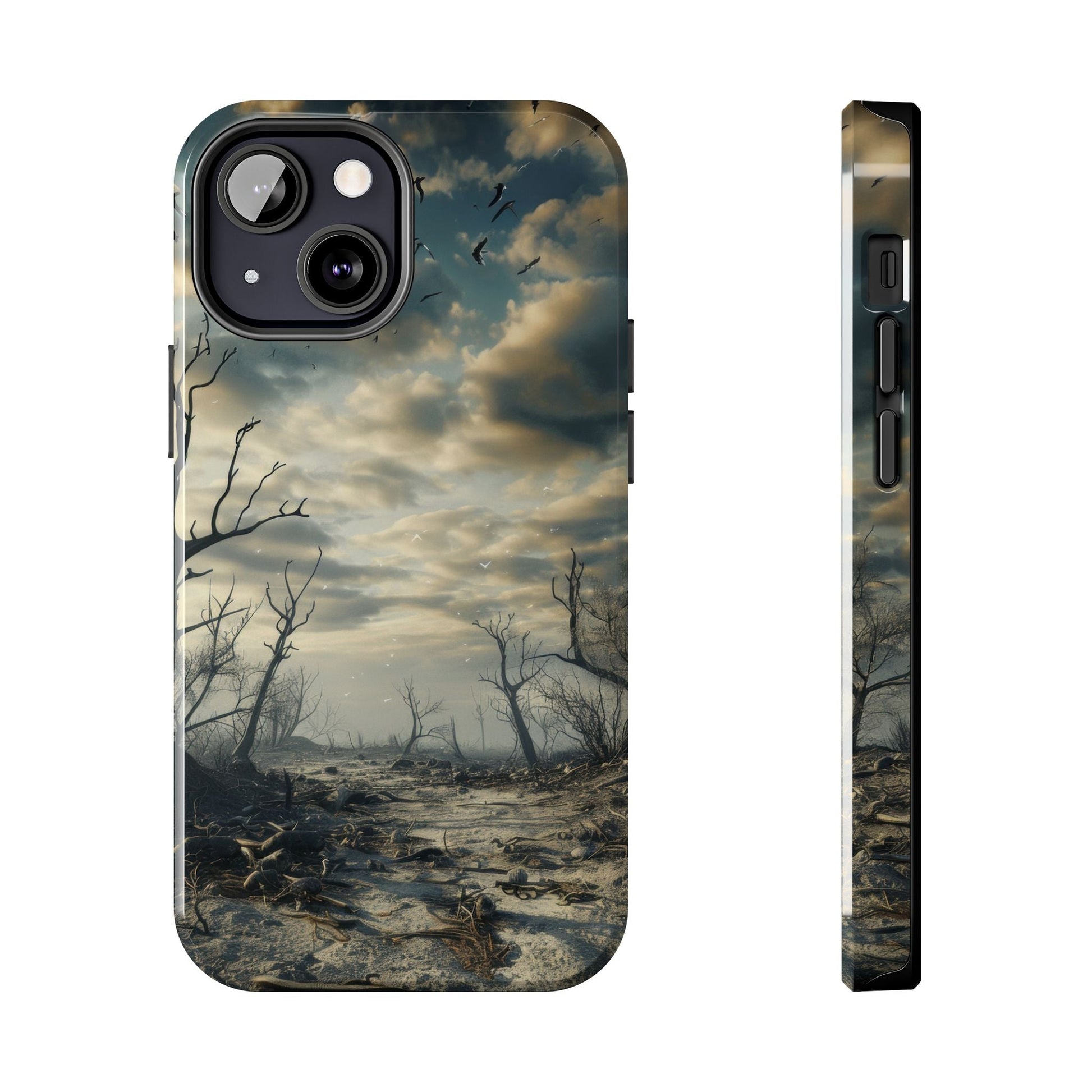The Last Tree — Desolate Landscape Phone Case - JG Visual Arts