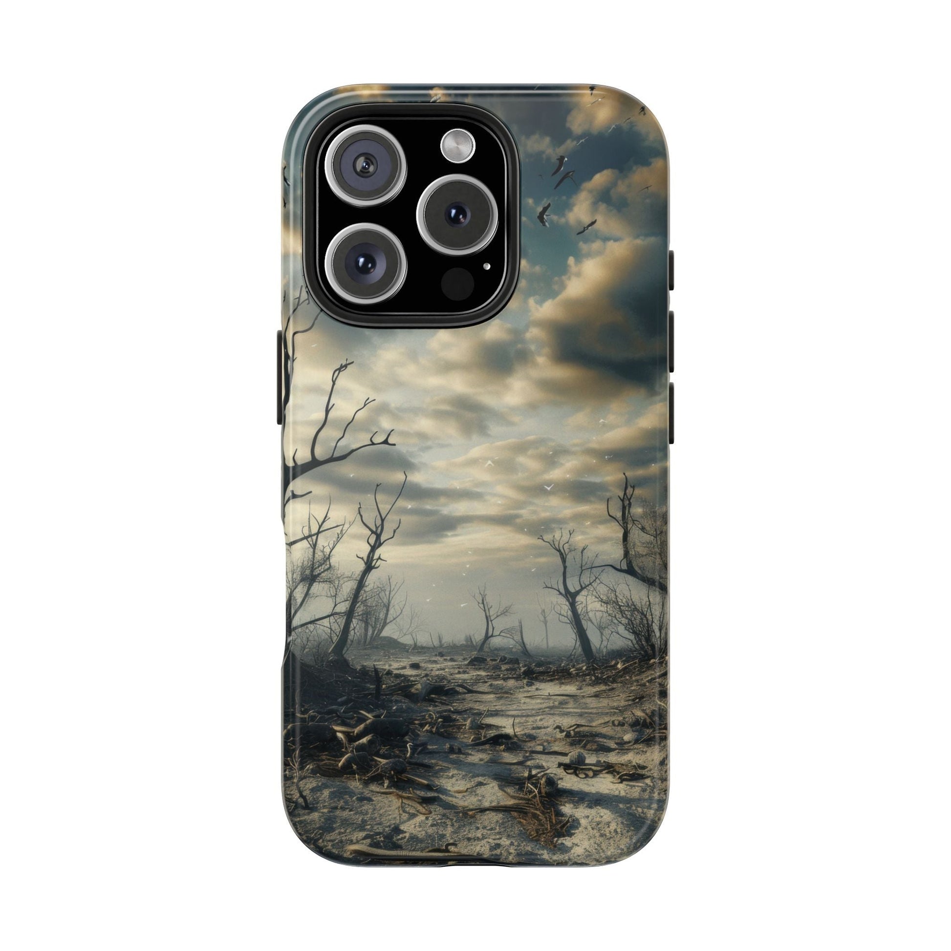 The Last Tree — Desolate Landscape Phone Case - JG Visual Arts