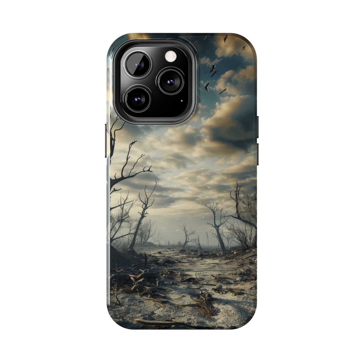 The Last Tree — Desolate Landscape Phone Case - JDG Visual Arts