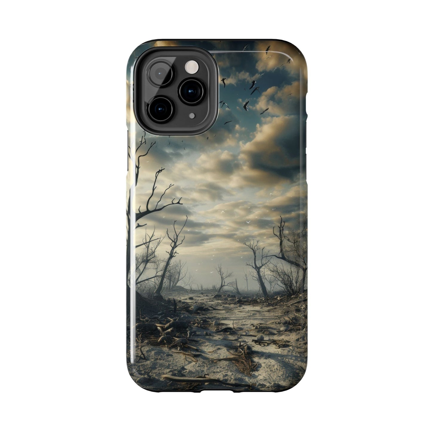 The Last Tree — Desolate Landscape Phone Case - JG Visual Arts