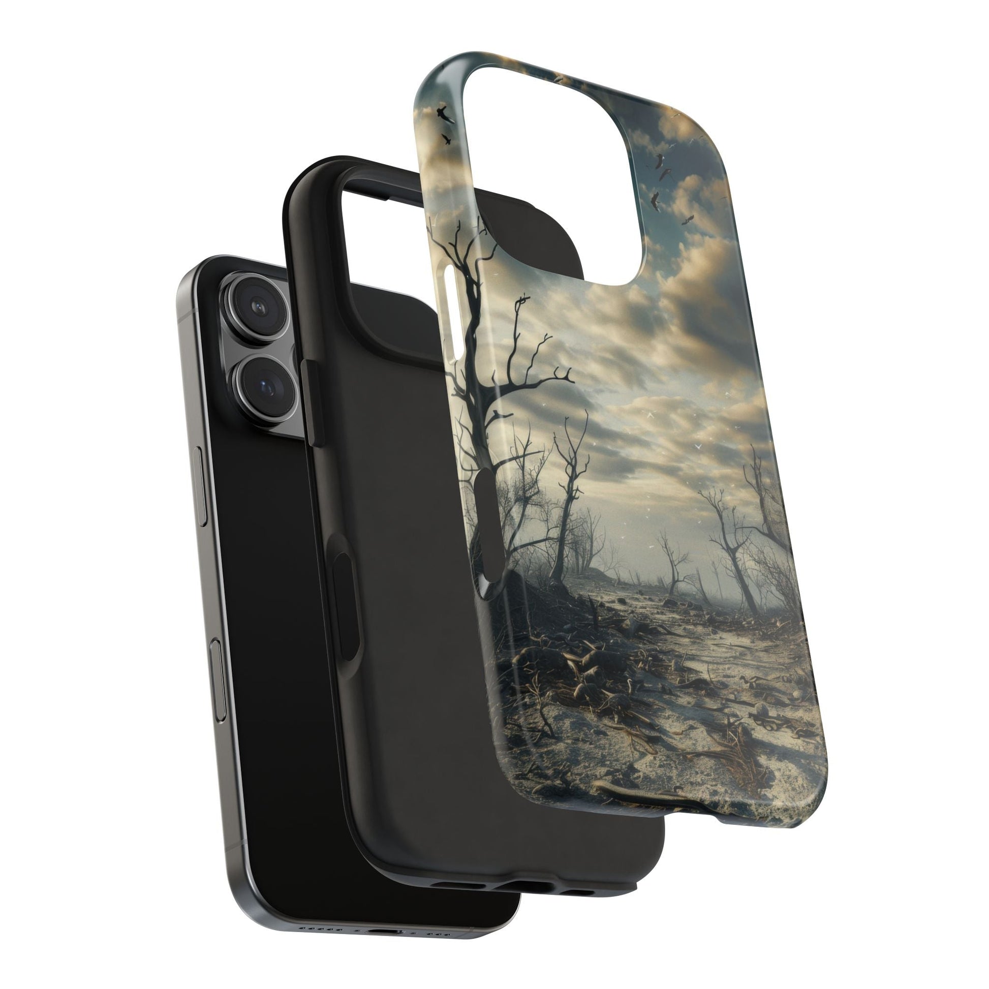 The Last Tree — Desolate Landscape Phone Case - JDG Visual Arts