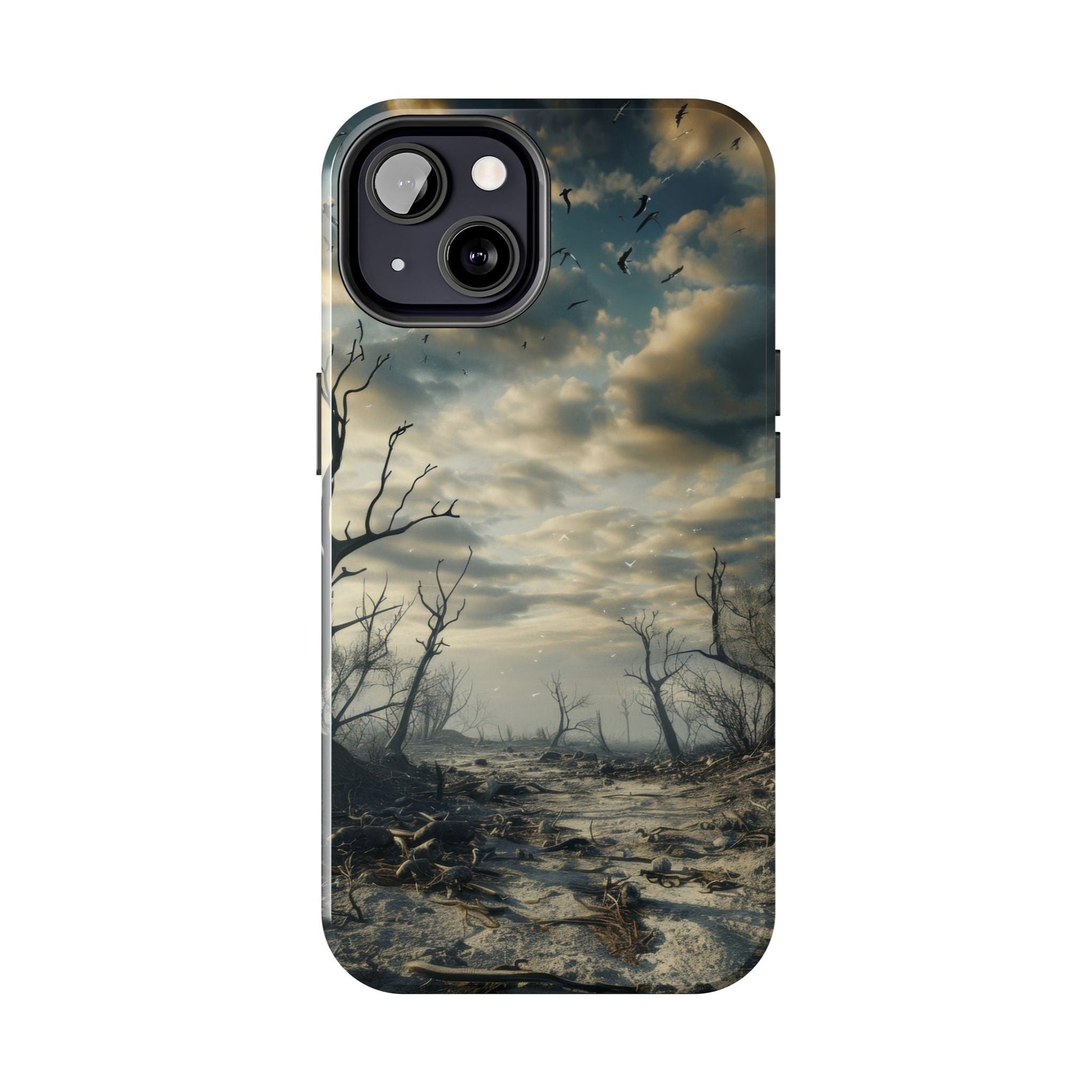 The Last Tree — Desolate Landscape Phone Case - JDG Visual Arts