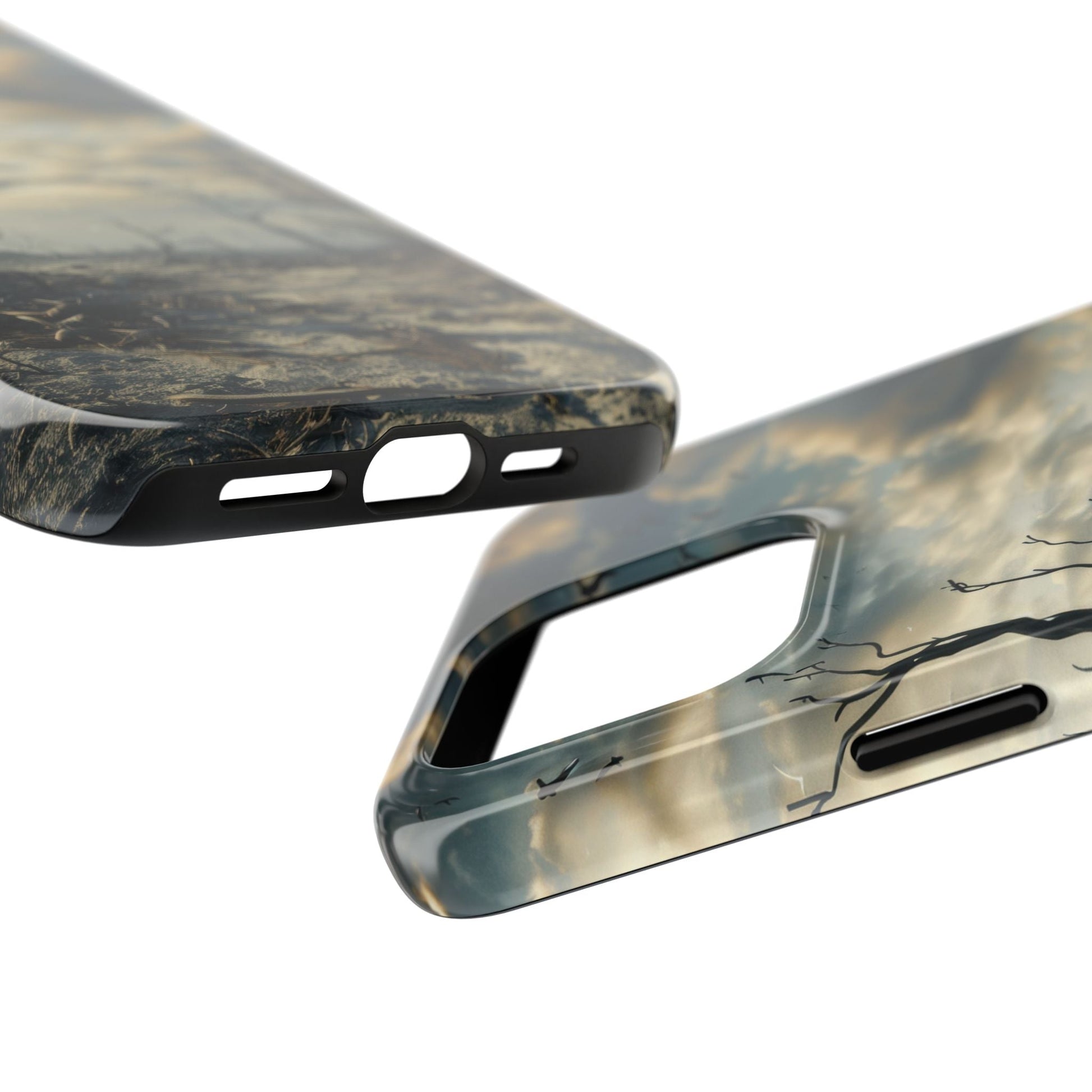 The Last Tree — Desolate Landscape Phone Case - JDG Visual Arts
