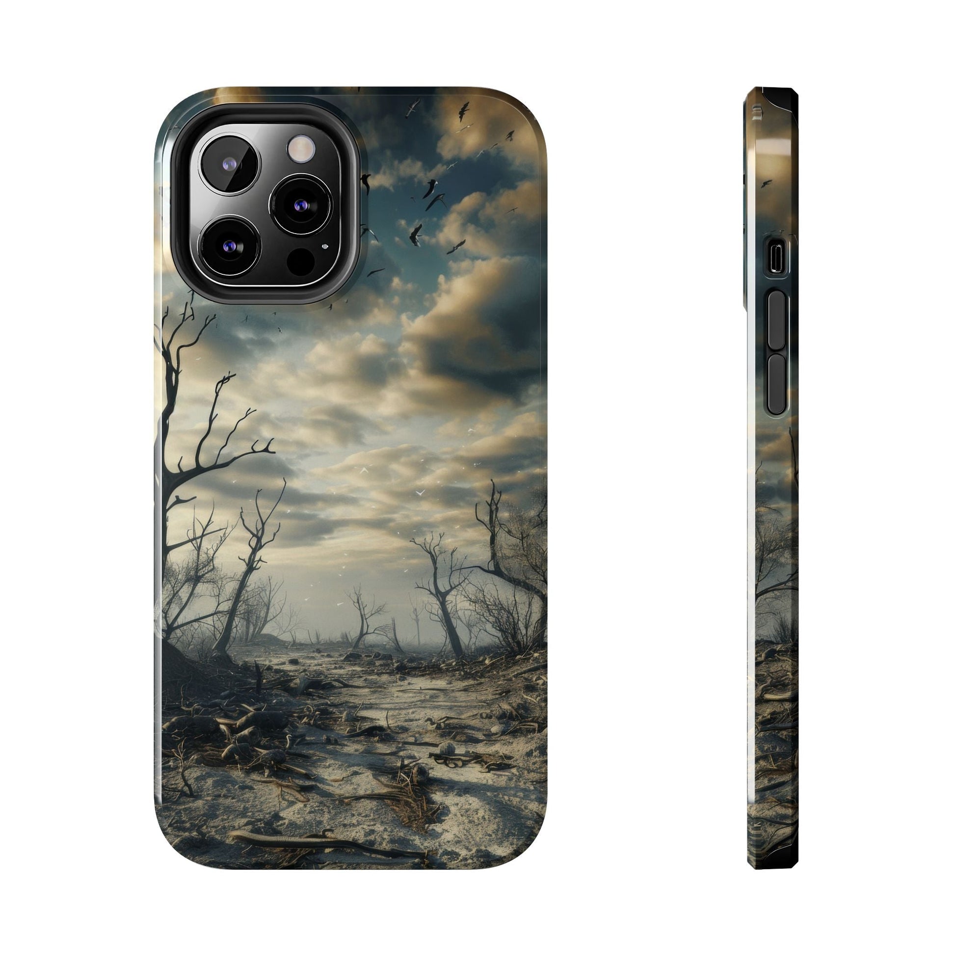 The Last Tree — Desolate Landscape Phone Case - JG Visual Arts
