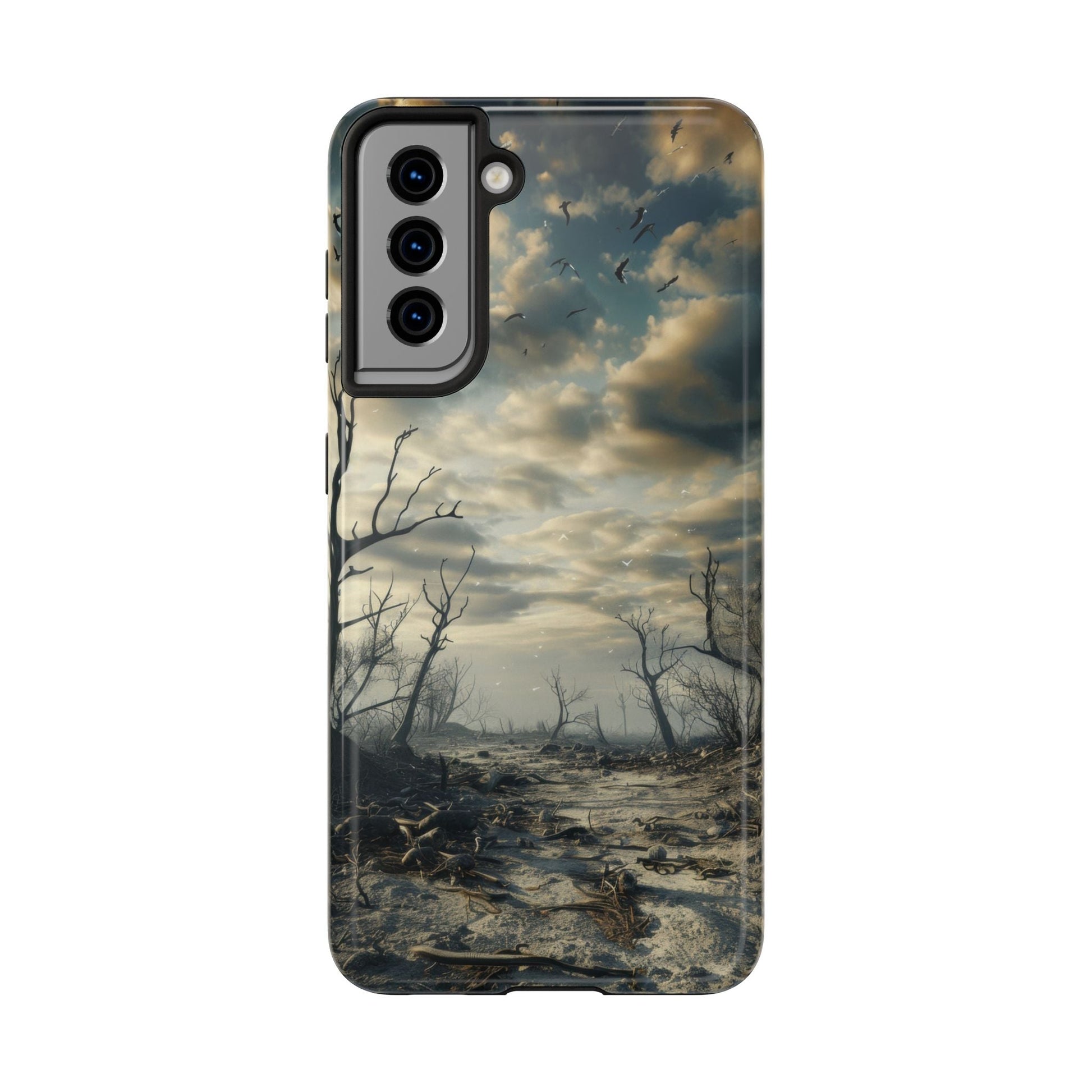 The Last Tree — Desolate Landscape Phone Case - JG Visual Arts