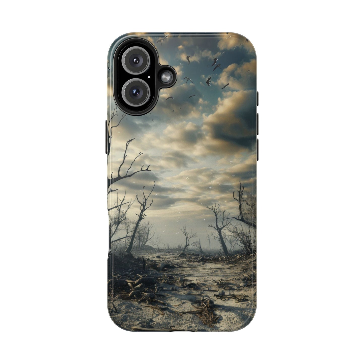 The Last Tree — Desolate Landscape Phone Case - JG Visual Arts