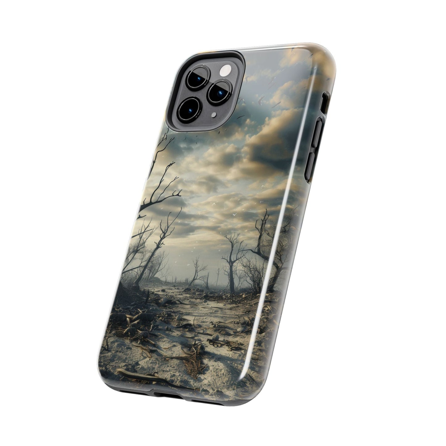 The Last Tree — Desolate Landscape Phone Case - JG Visual Arts