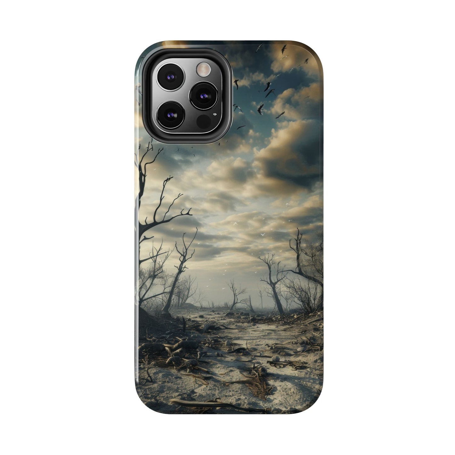 The Last Tree — Desolate Landscape Phone Case - JG Visual Arts
