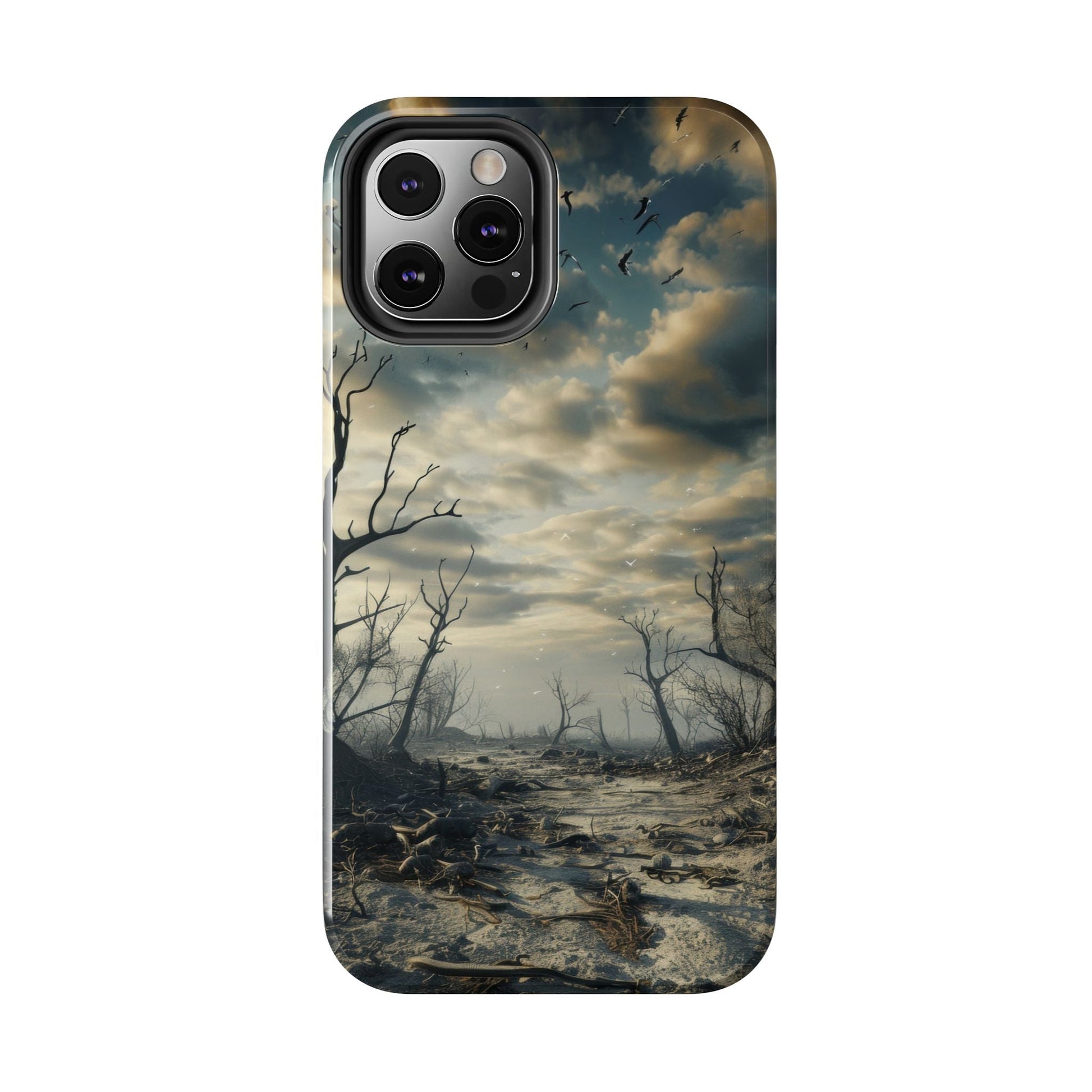 The Last Tree — Desolate Landscape Phone Case - JG Visual Arts