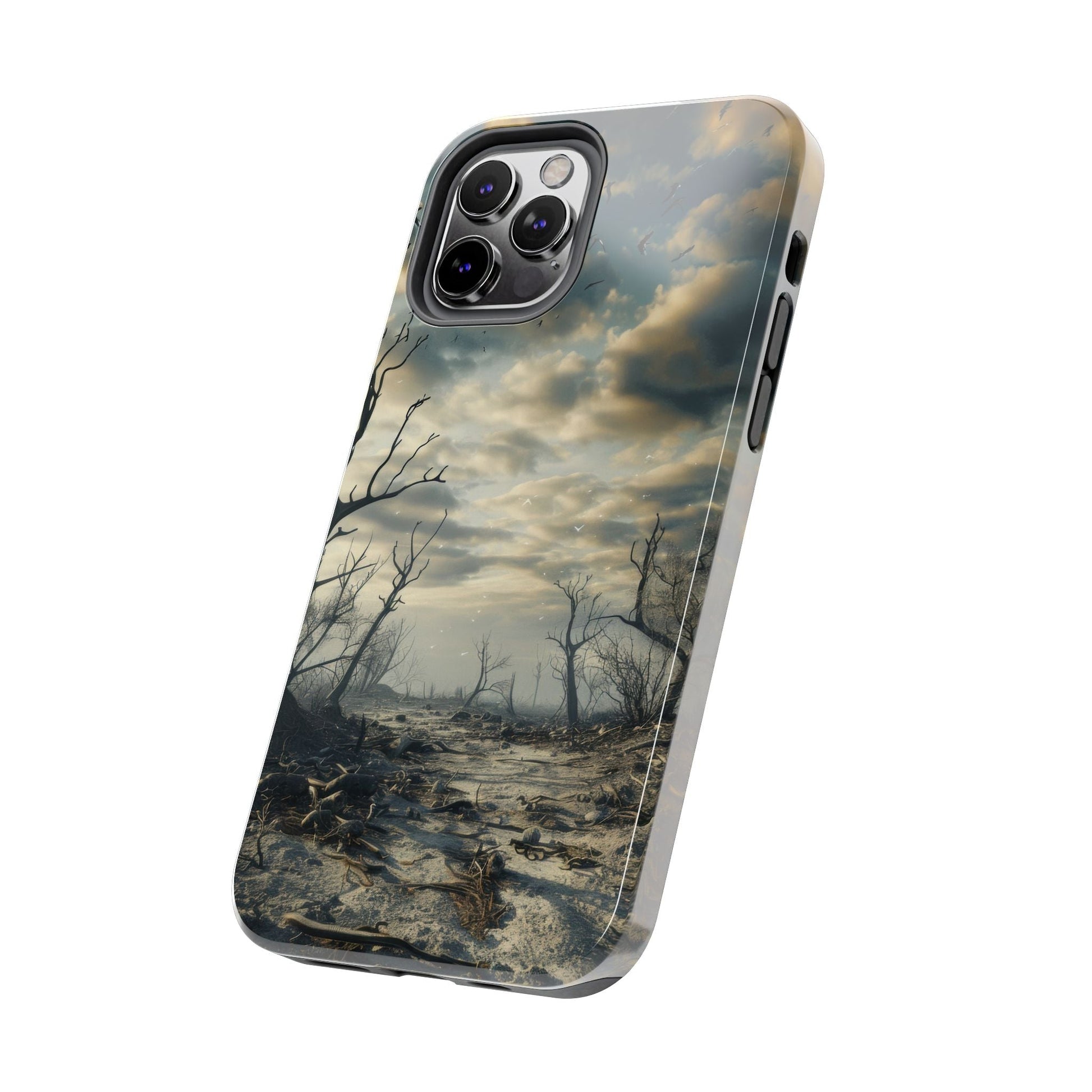The Last Tree — Desolate Landscape Phone Case - JG Visual Arts