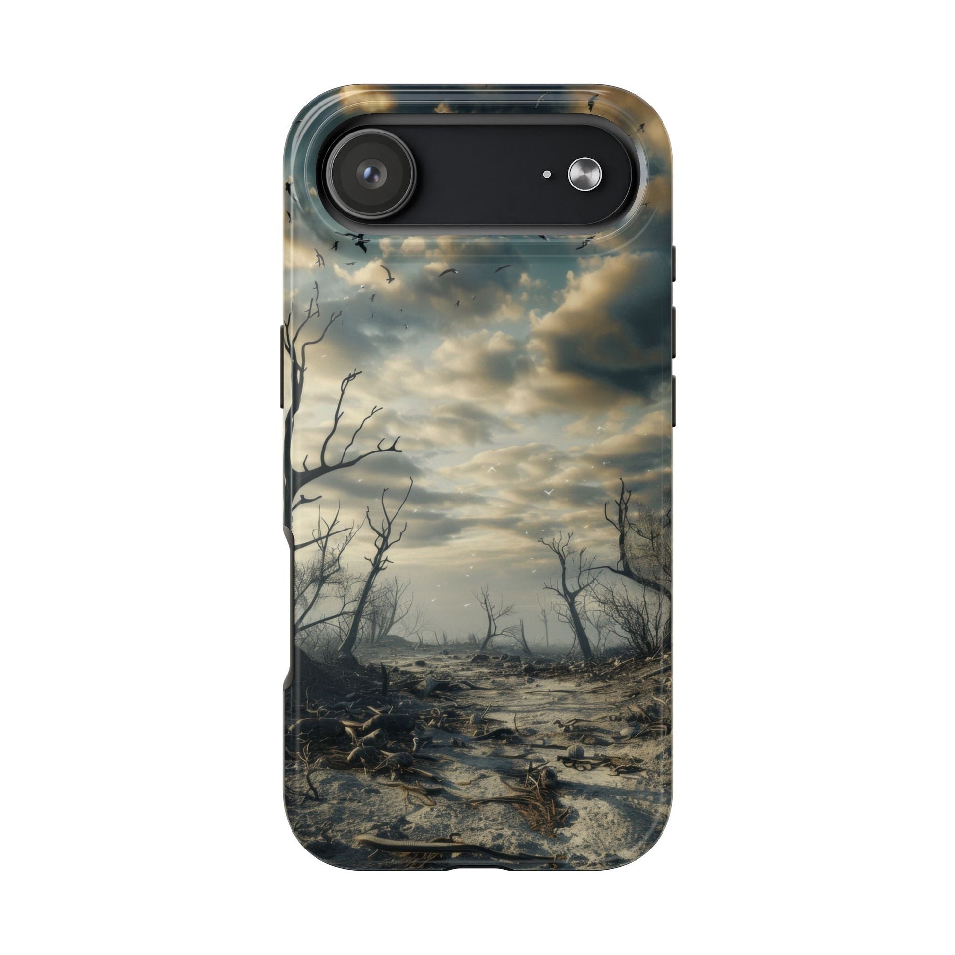 The Last Tree — Desolate Landscape Phone Case - JG Visual Arts