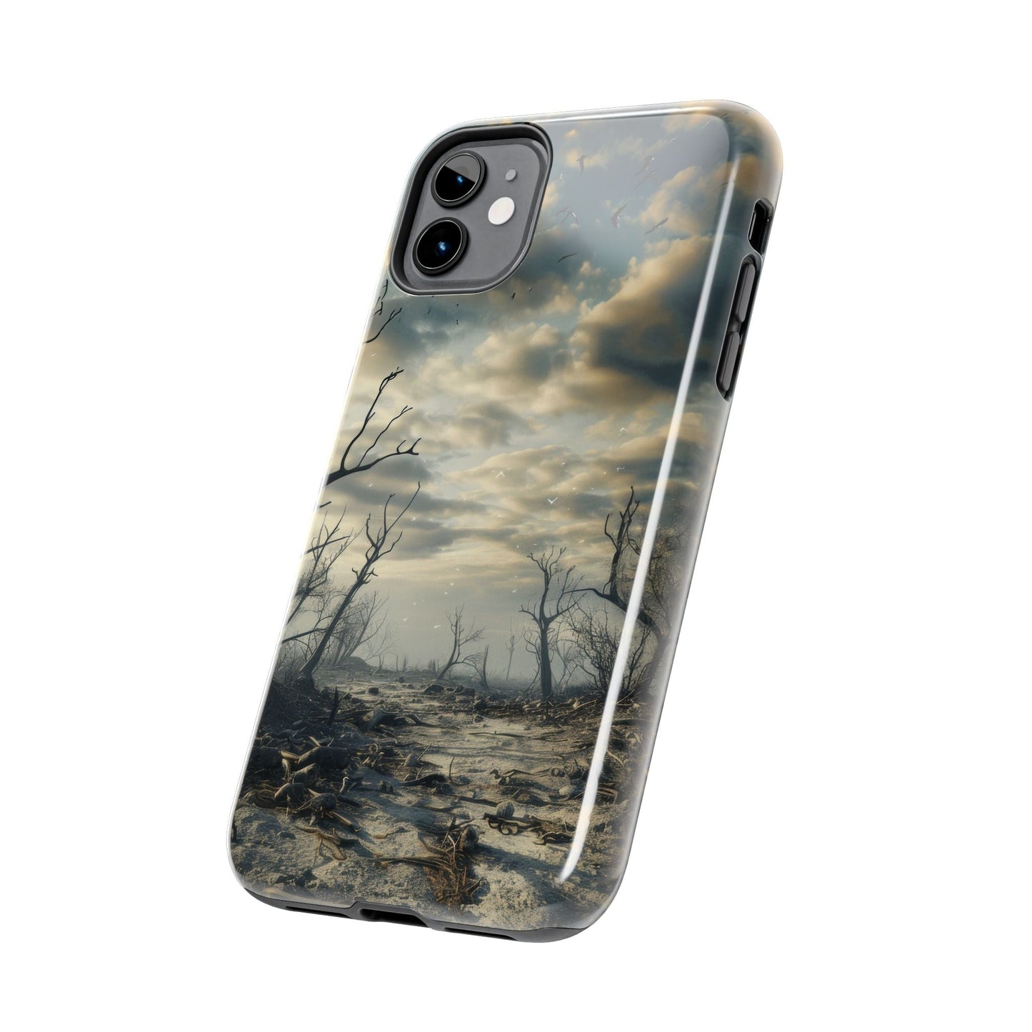 The Last Tree — Desolate Landscape Phone Case - JG Visual Arts
