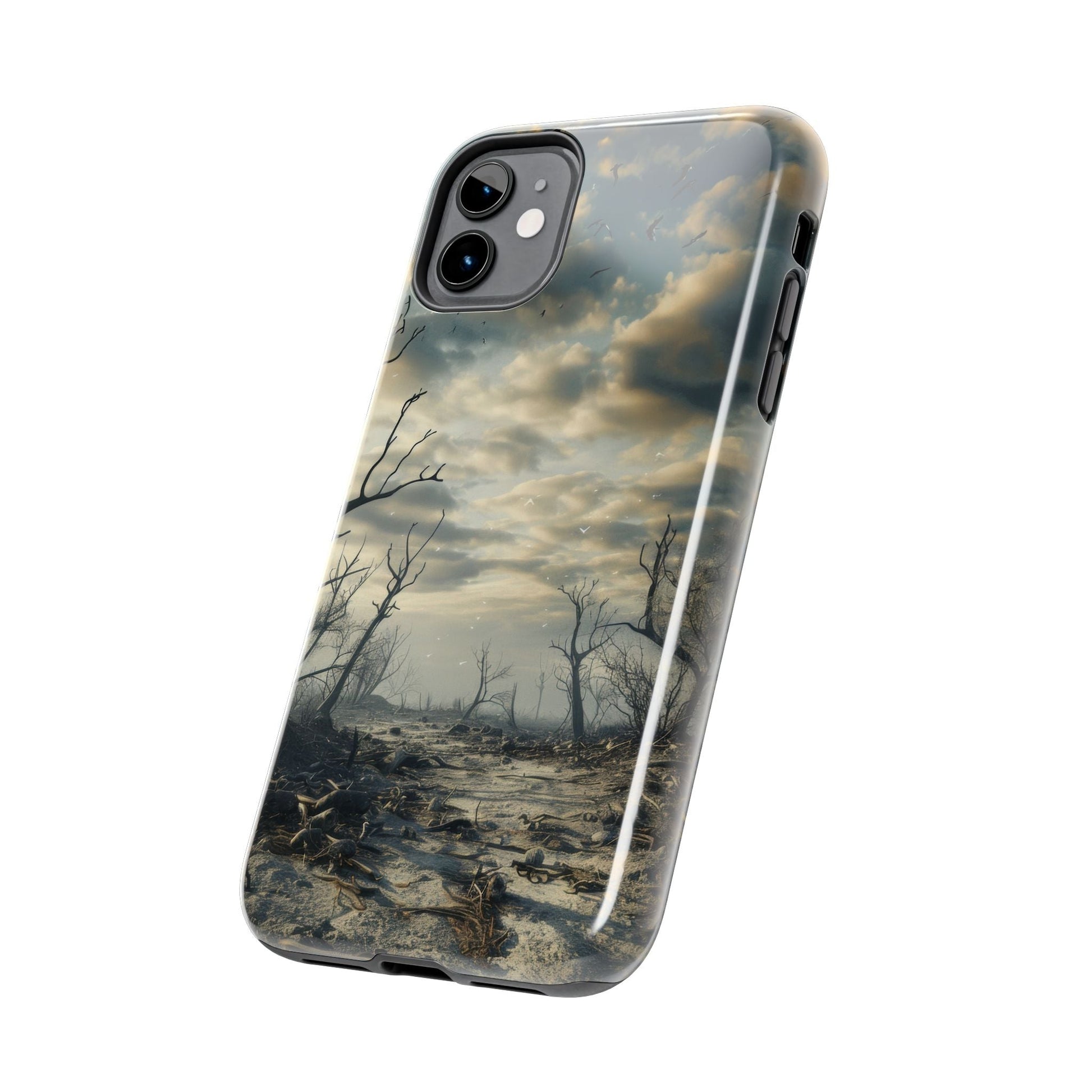 The Last Tree — Desolate Landscape Phone Case - JG Visual Arts