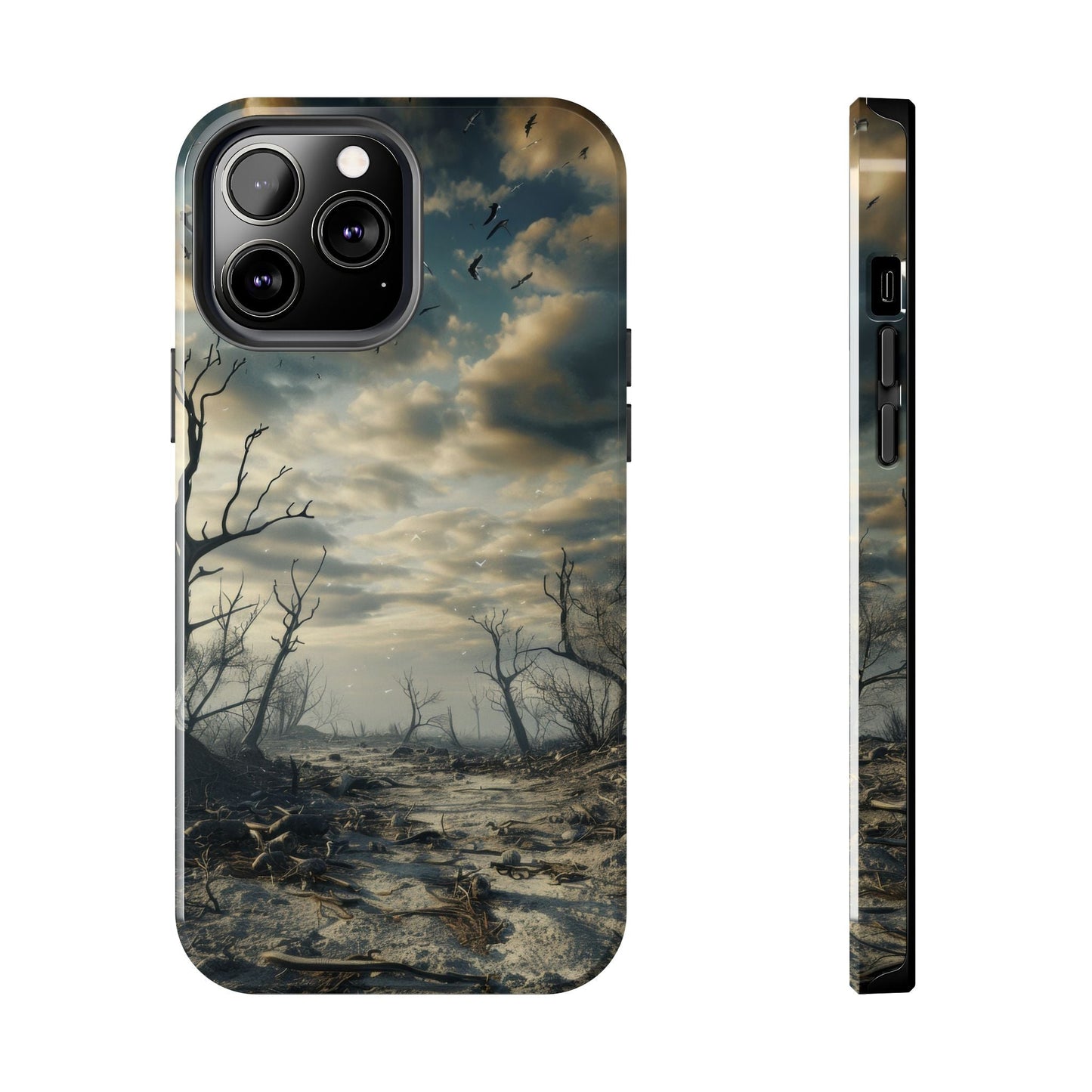 The Last Tree — Desolate Landscape Phone Case - JG Visual Arts
