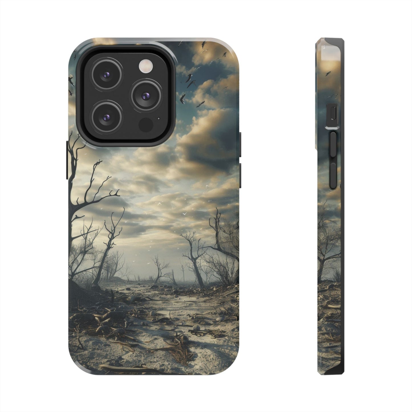 The Last Tree — Desolate Landscape Phone Case - JG Visual Arts