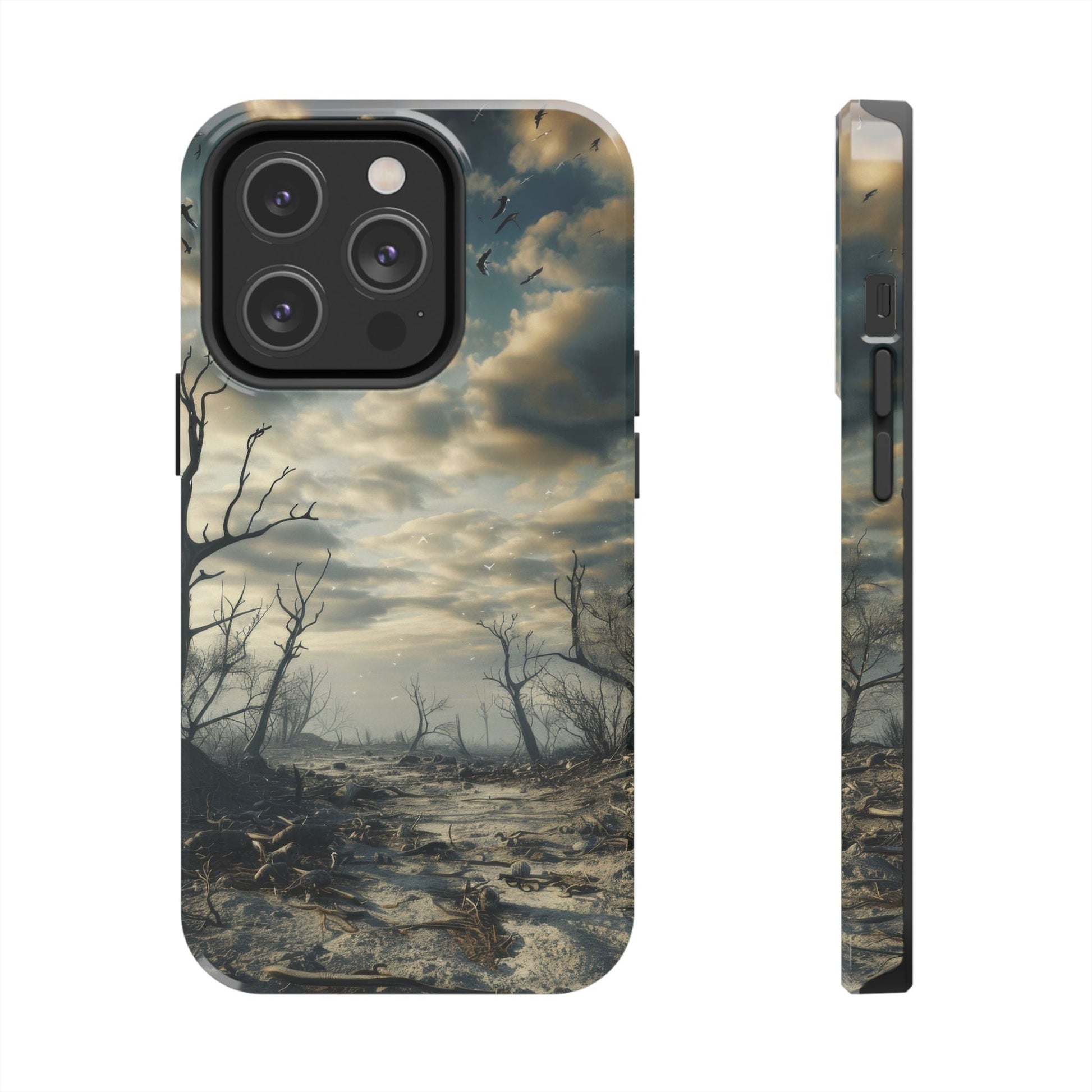 The Last Tree — Desolate Landscape Phone Case - JG Visual Arts