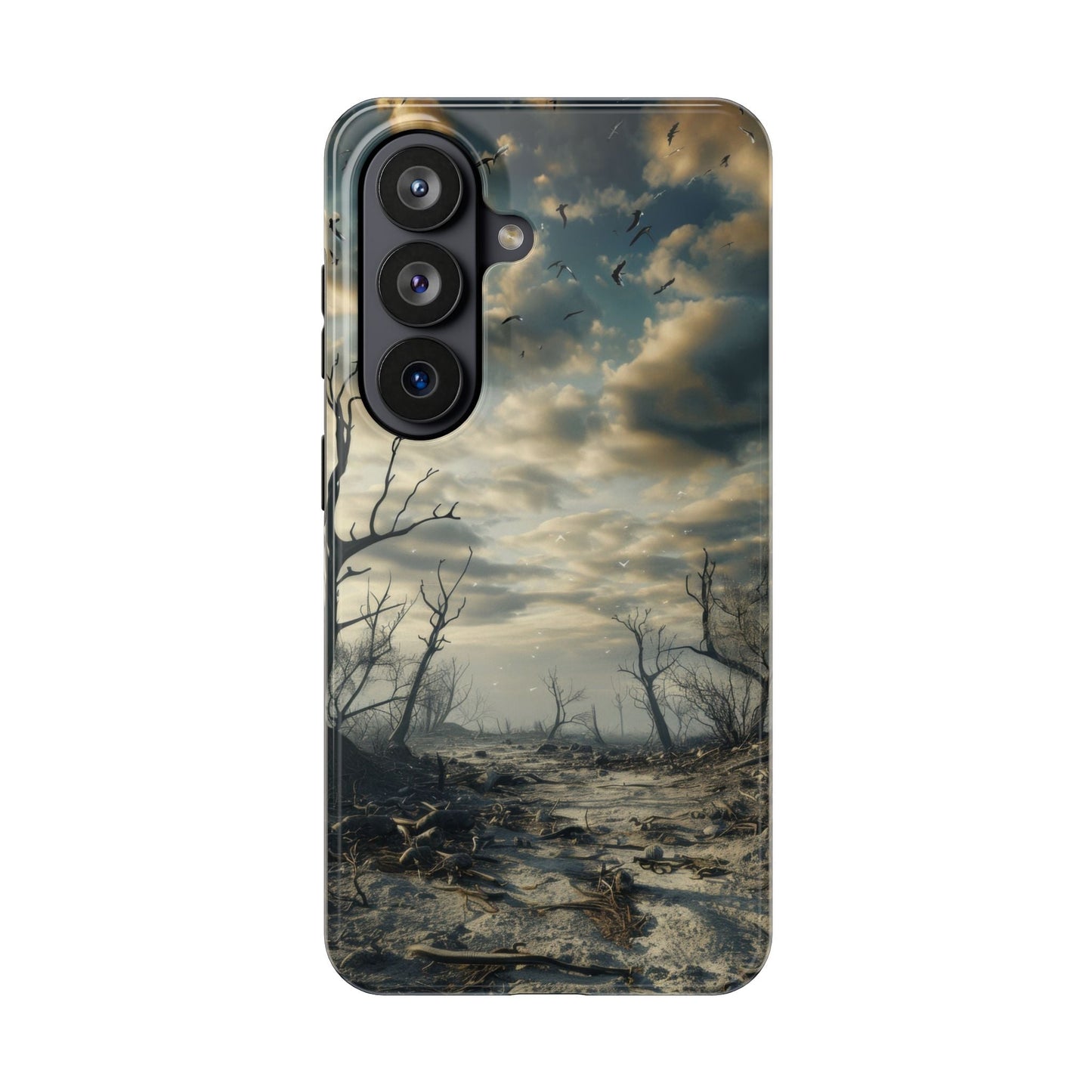 The Last Tree — Desolate Landscape Phone Case - JG Visual Arts