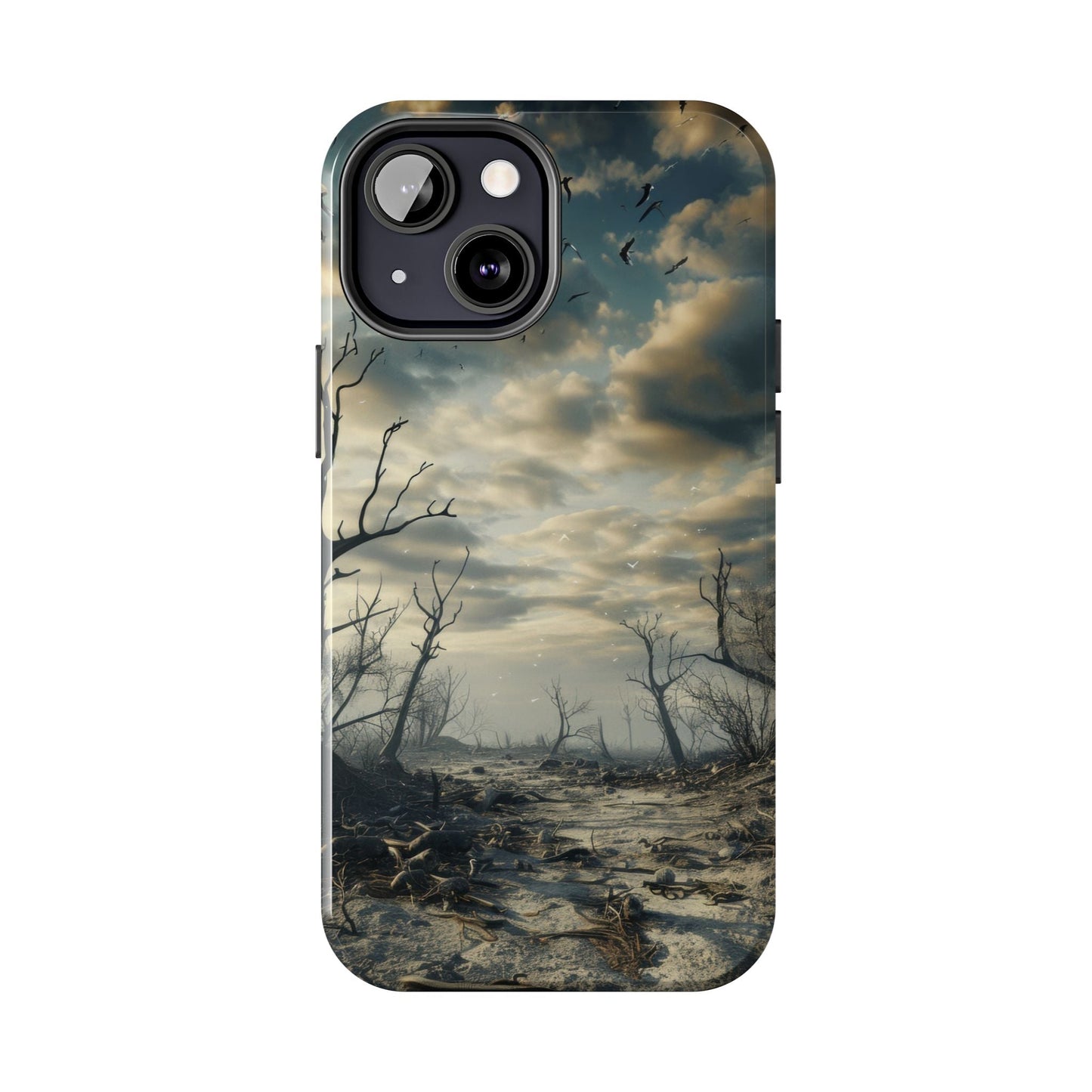 The Last Tree — Desolate Landscape Phone Case - JDG Visual Arts