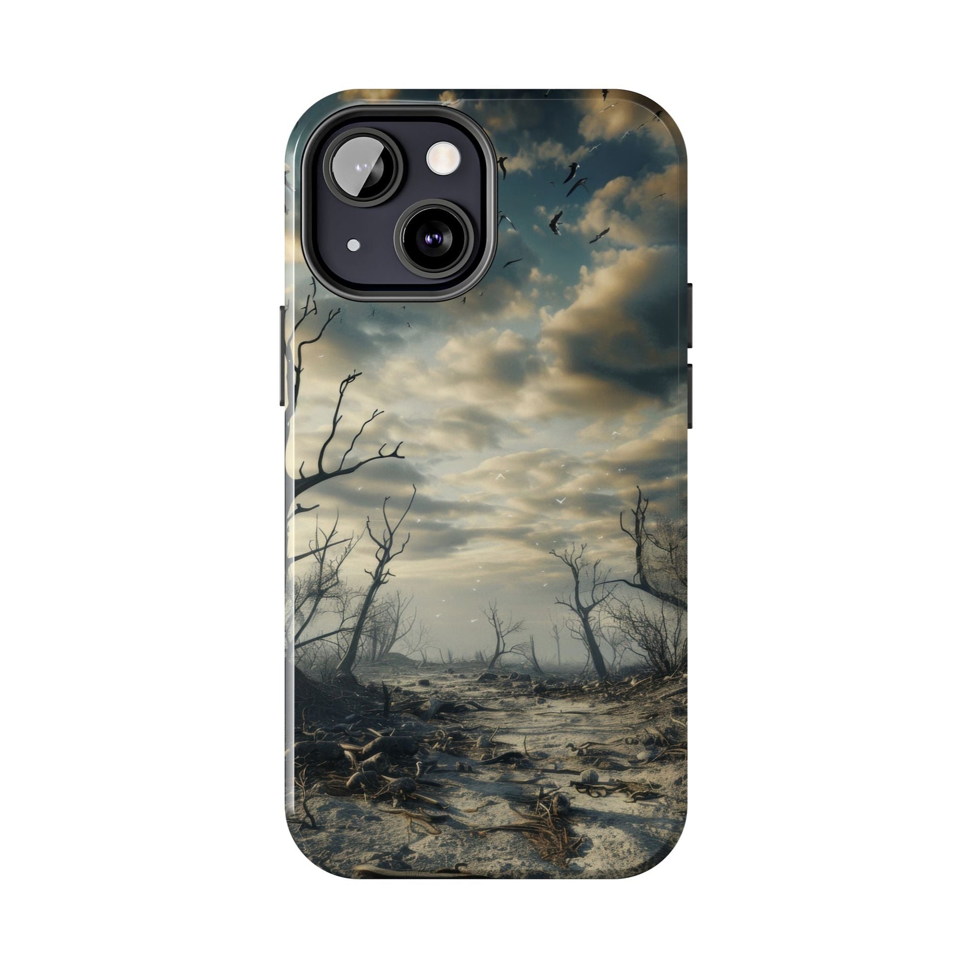 The Last Tree — Desolate Landscape Phone Case - JDG Visual Arts