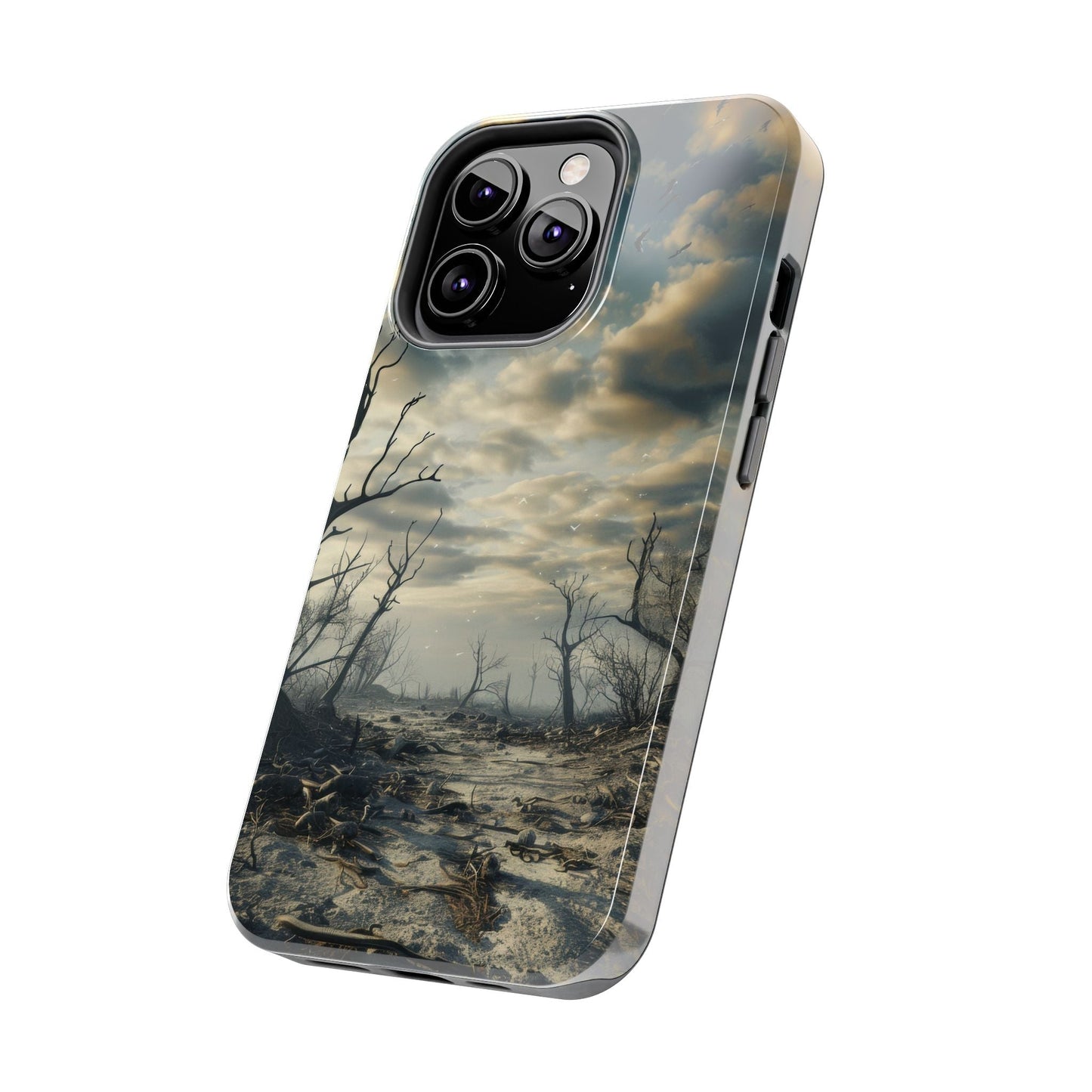 The Last Tree — Desolate Landscape Phone Case - JDG Visual Arts