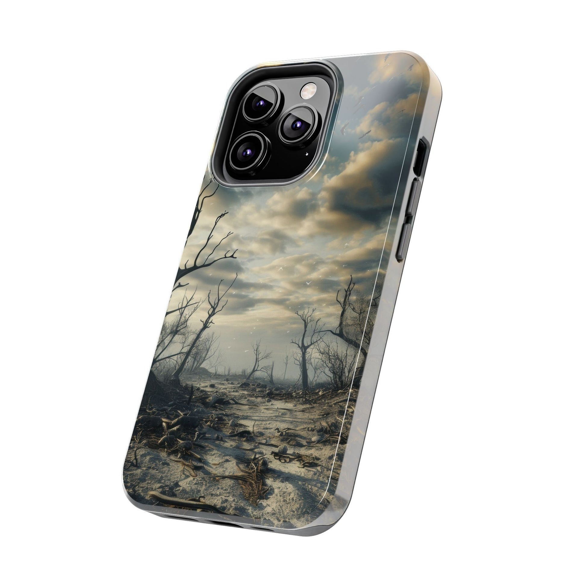The Last Tree — Desolate Landscape Phone Case - JDG Visual Arts