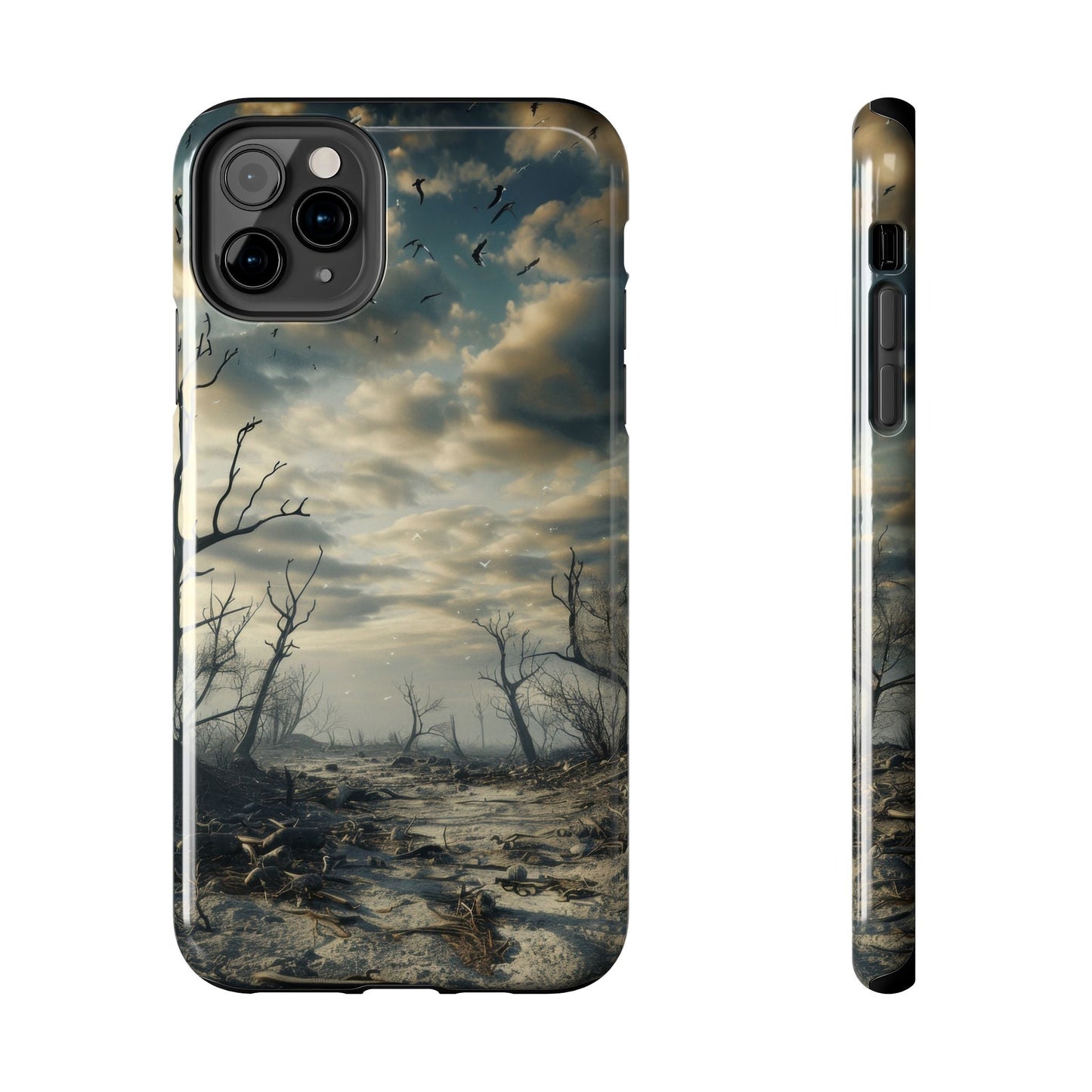 The Last Tree — Desolate Landscape Phone Case - JG Visual Arts
