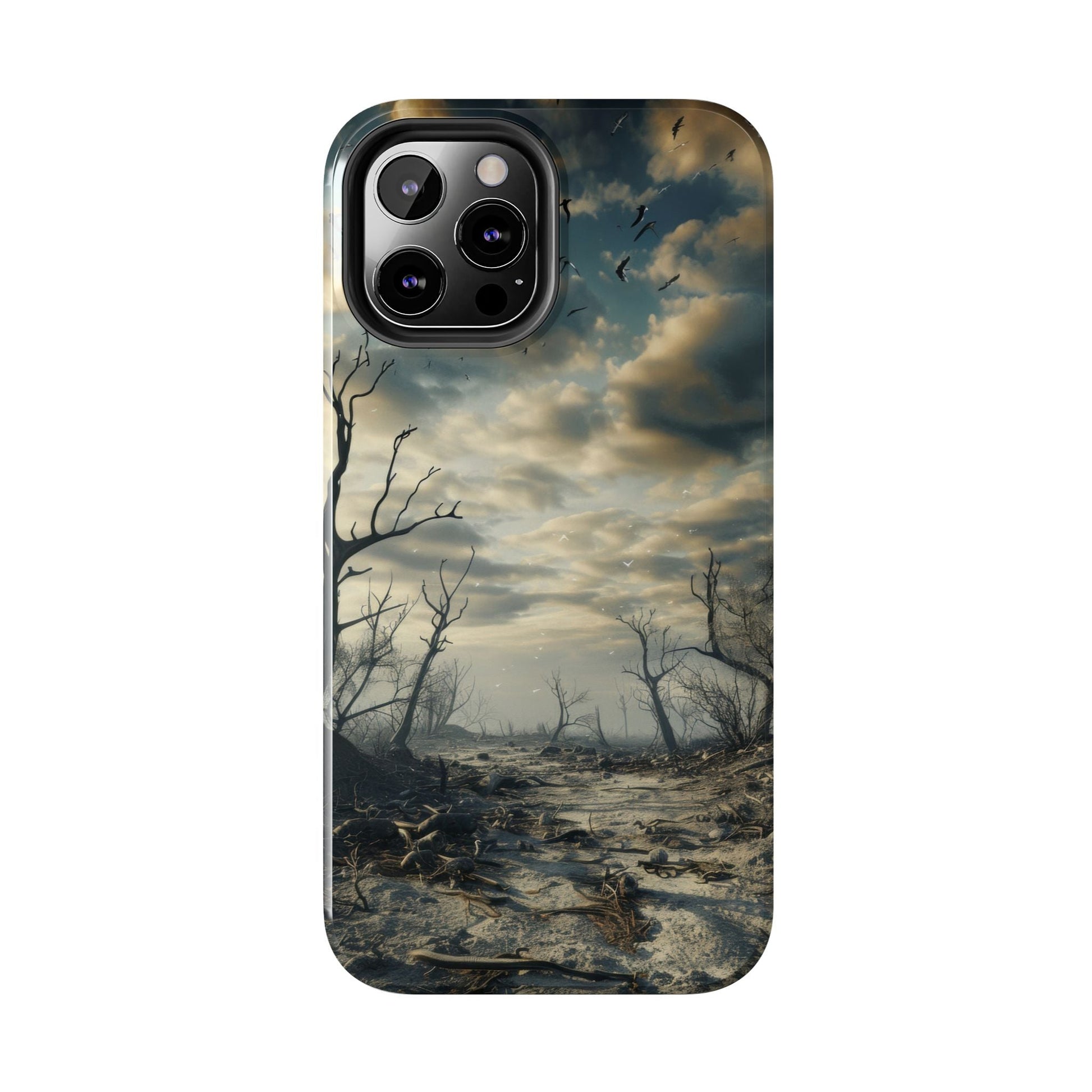 The Last Tree — Desolate Landscape Phone Case - JDG Visual Arts