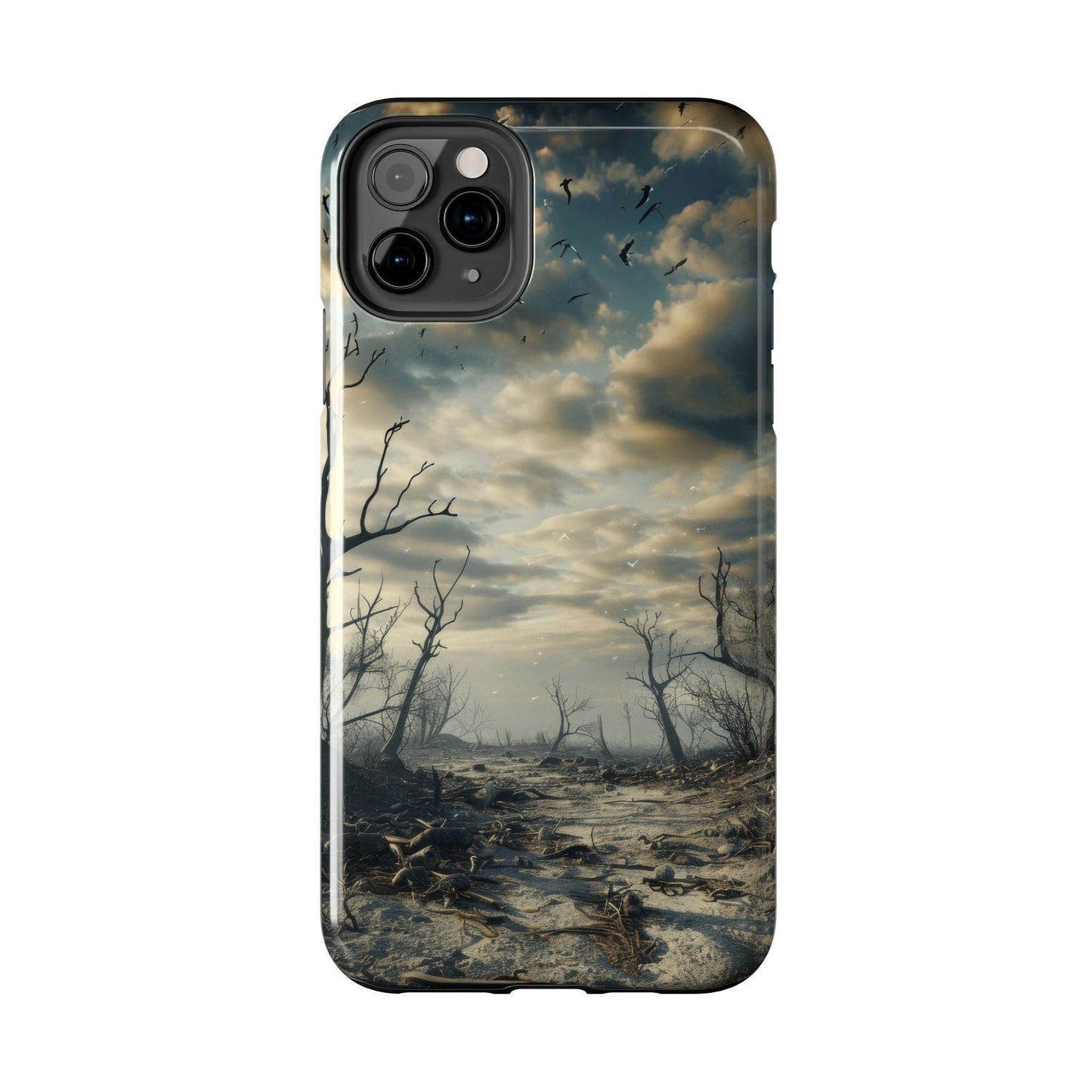The Last Tree — Desolate Landscape Phone Case - JG Visual Arts