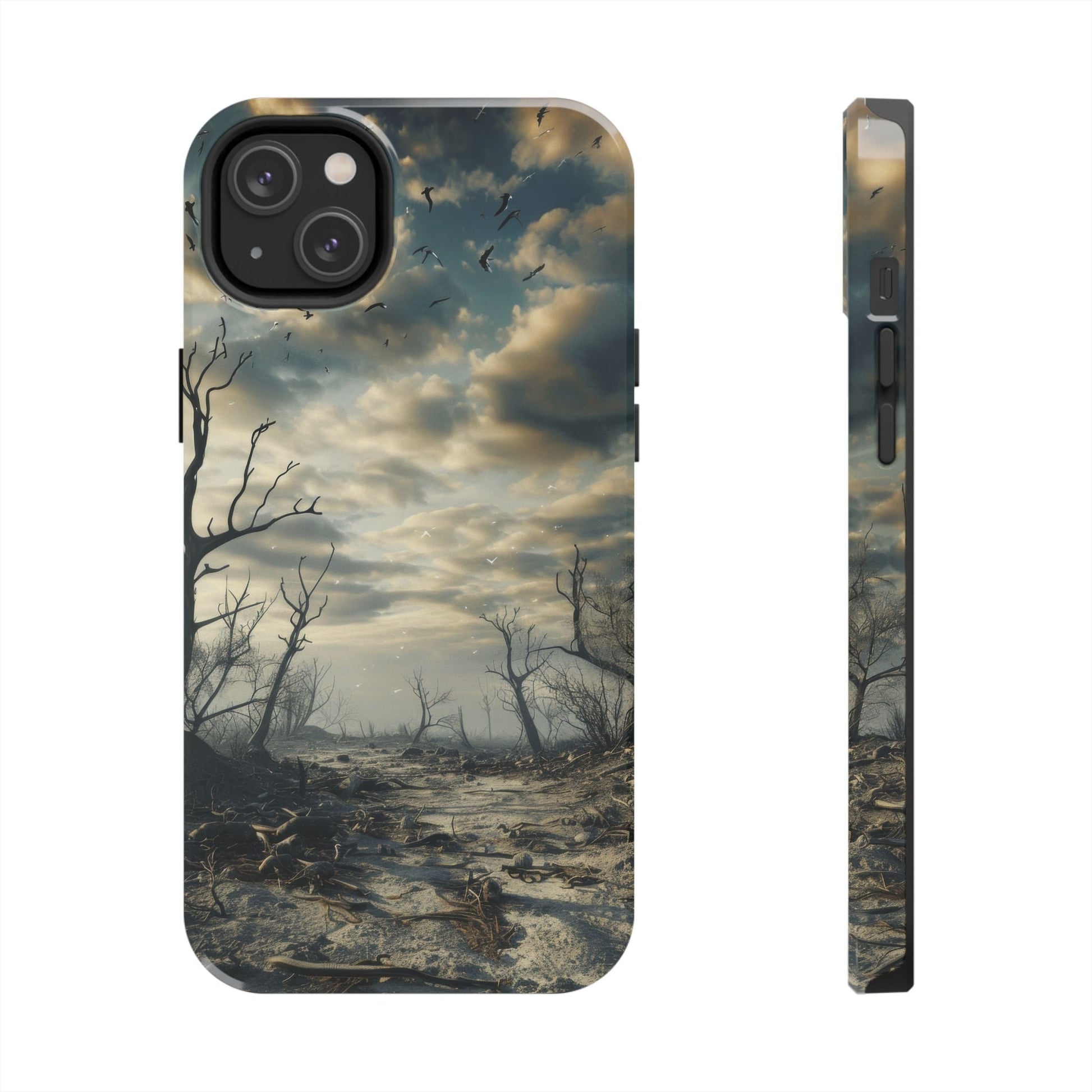 The Last Tree — Desolate Landscape Phone Case - JG Visual Arts
