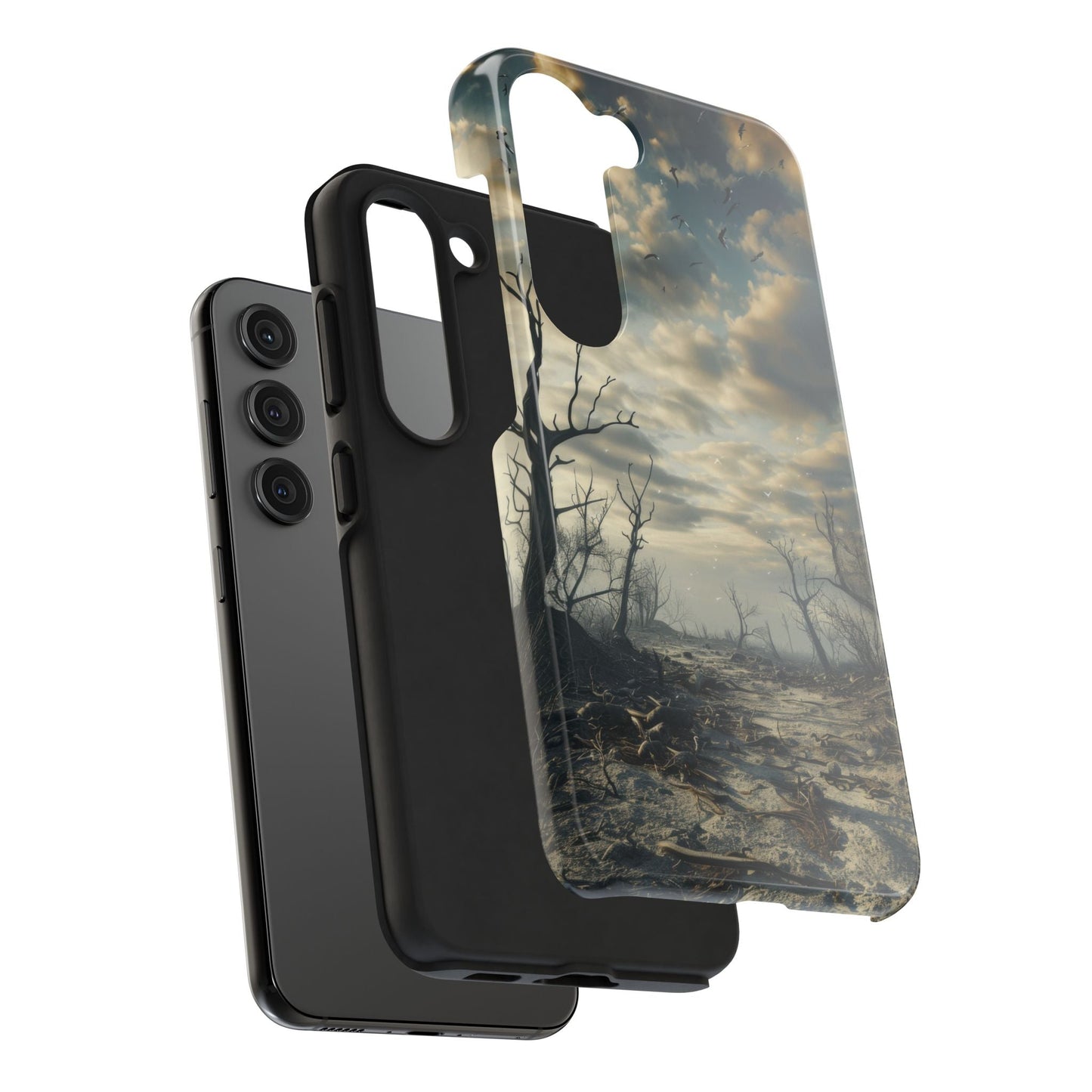 The Last Tree — Desolate Landscape Phone Case - JDG Visual Arts