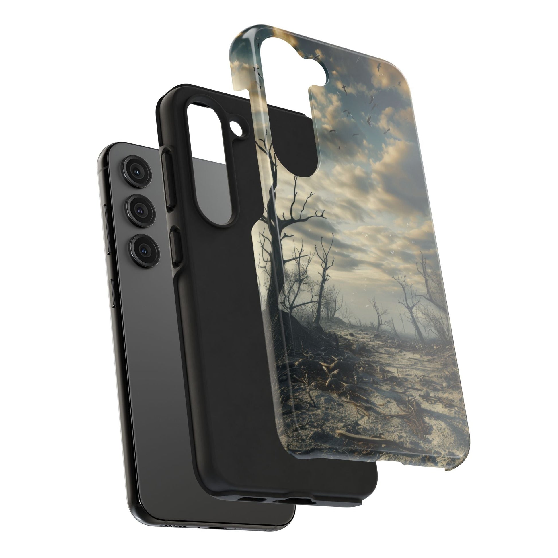 The Last Tree — Desolate Landscape Phone Case - JDG Visual Arts