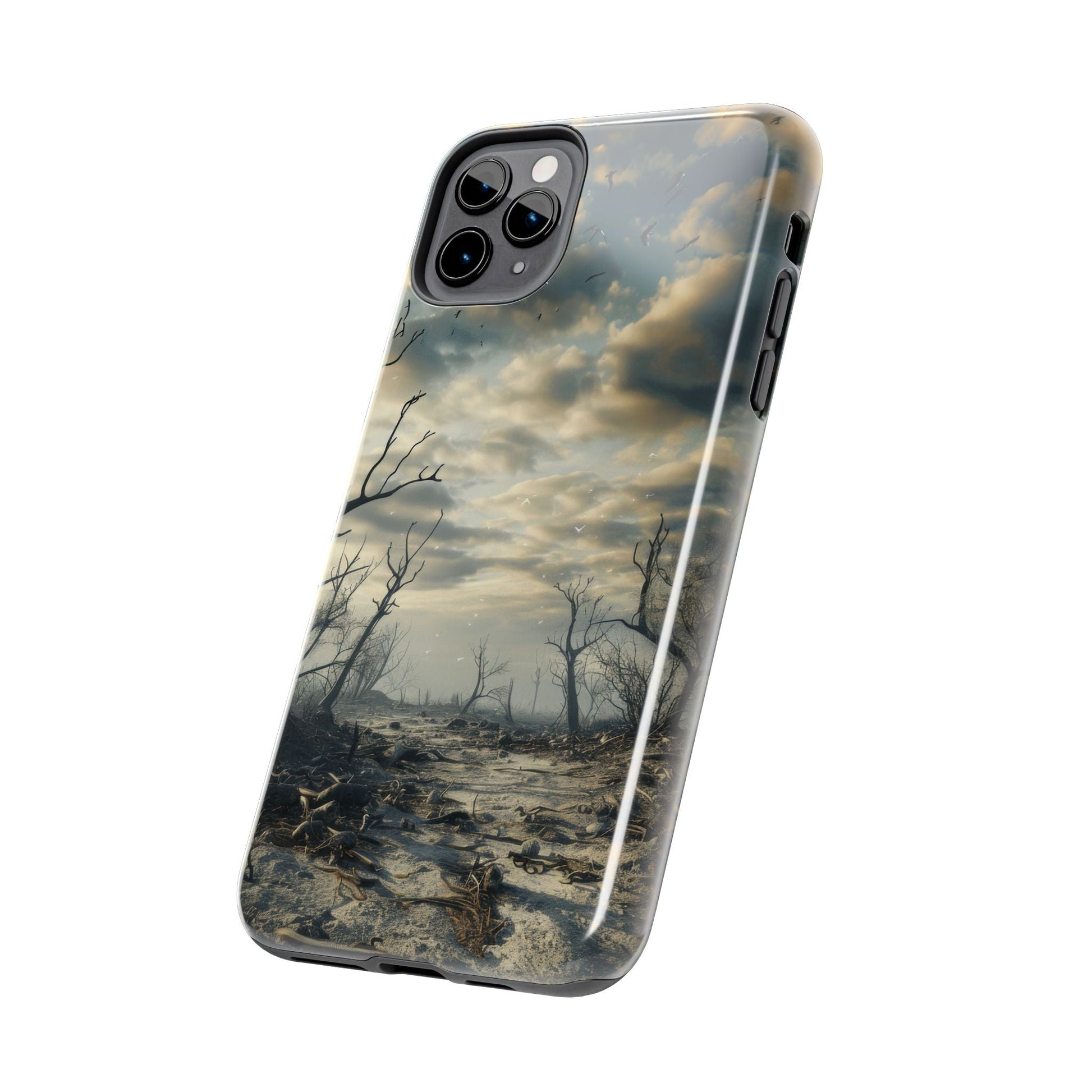 The Last Tree — Desolate Landscape Phone Case - JG Visual Arts