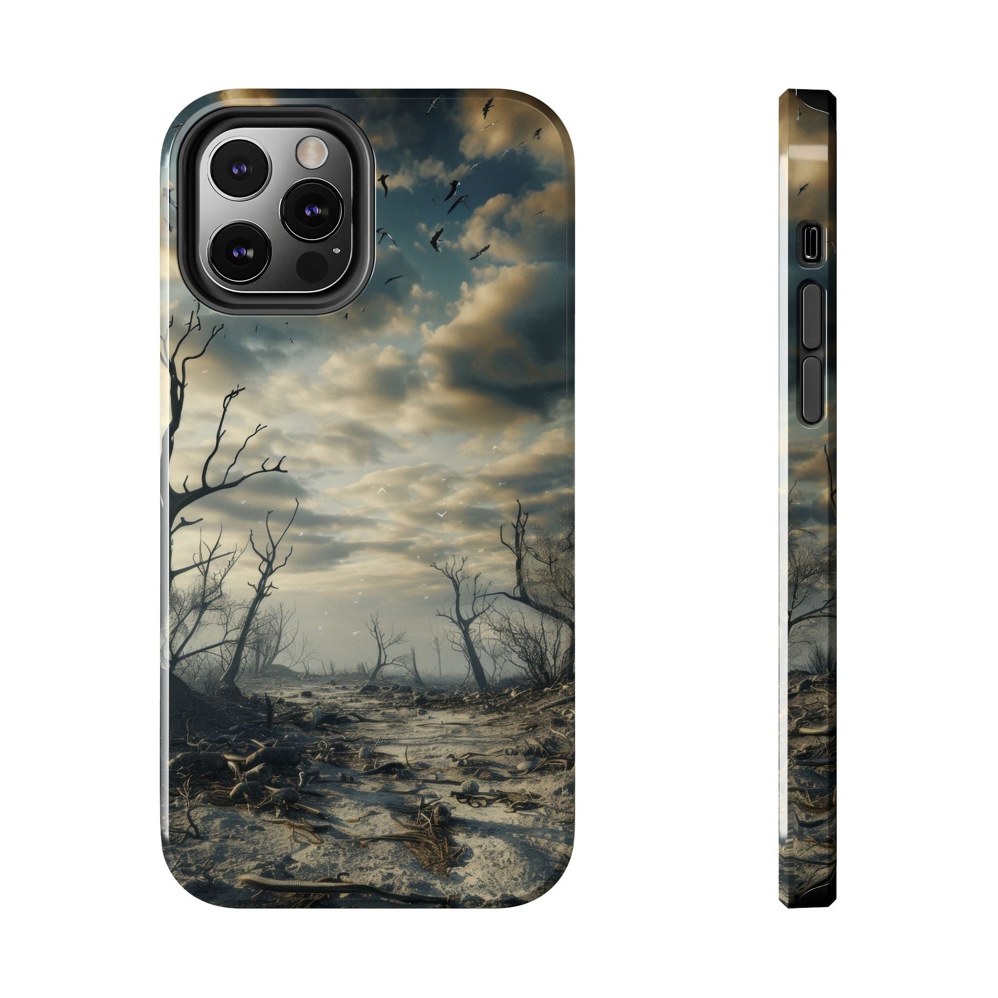 The Last Tree — Desolate Landscape Phone Case - JG Visual Arts