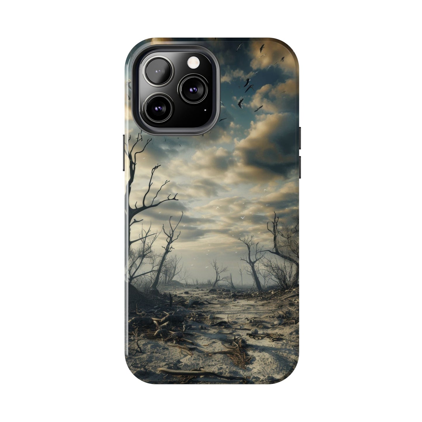 The Last Tree — Desolate Landscape Phone Case - JDG Visual Arts