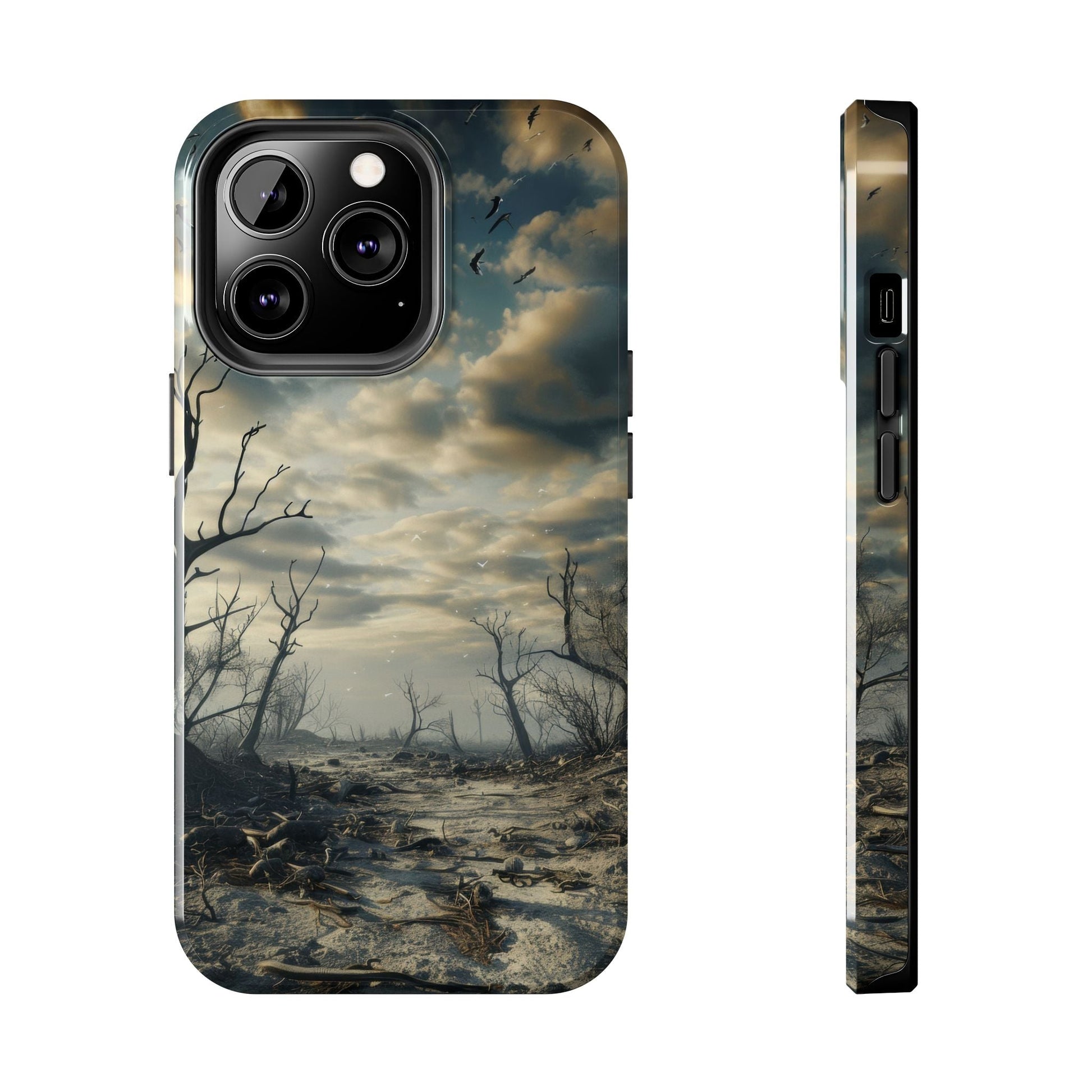 The Last Tree — Desolate Landscape Phone Case - JG Visual Arts