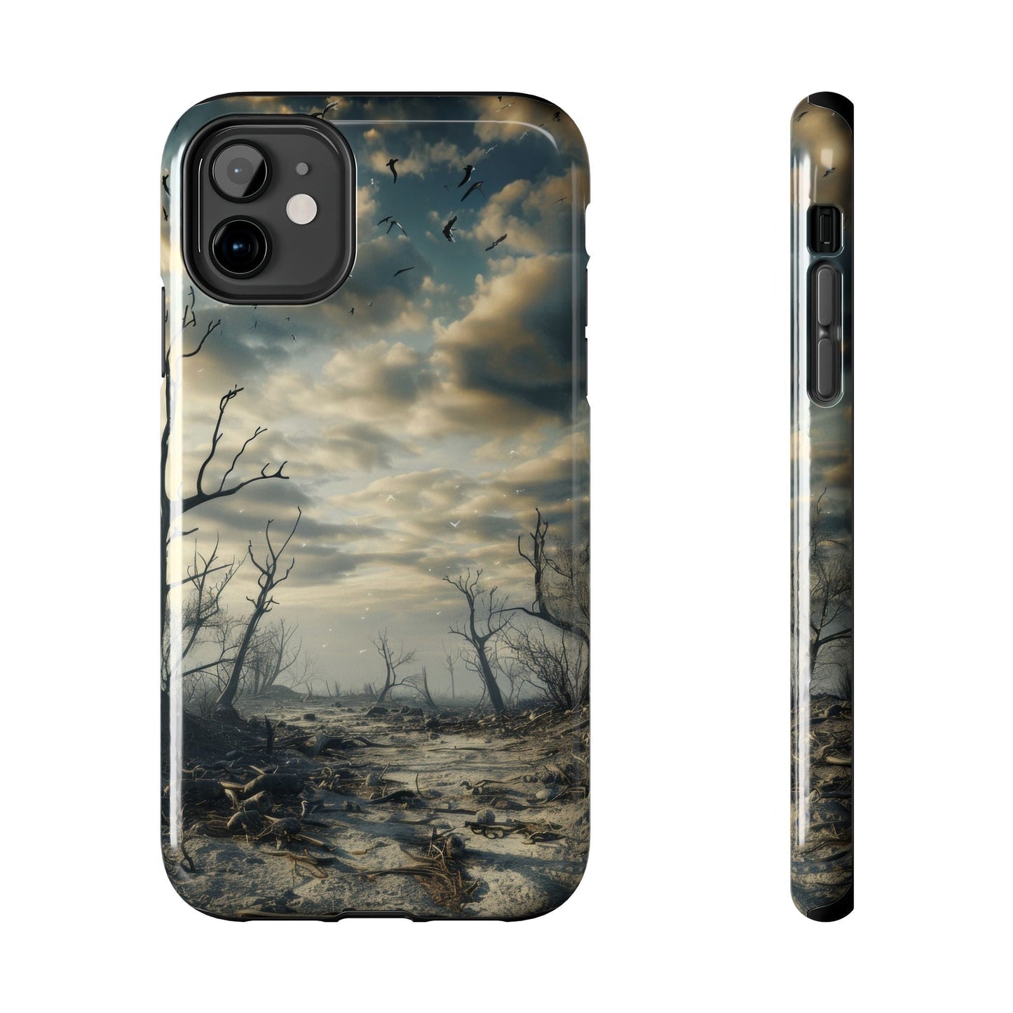 The Last Tree — Desolate Landscape Phone Case - JG Visual Arts