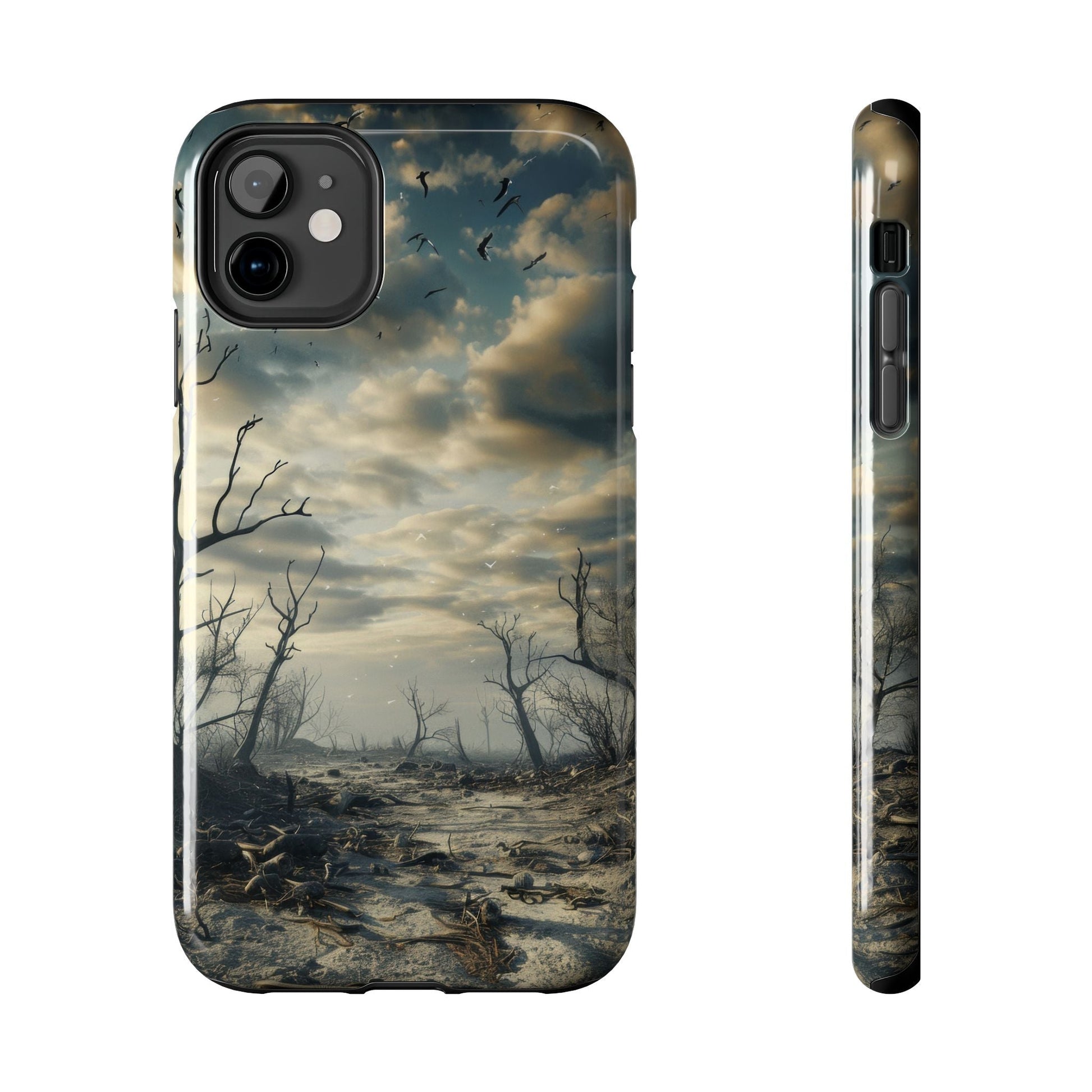 The Last Tree — Desolate Landscape Phone Case - JG Visual Arts