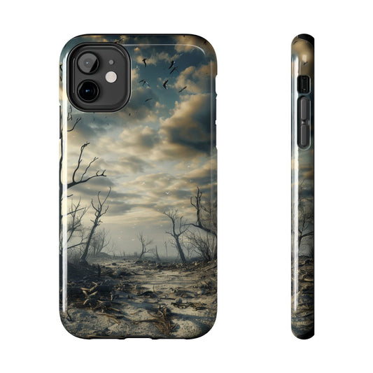 The Last Tree — Desolate Landscape Phone Case - JG Visual Arts