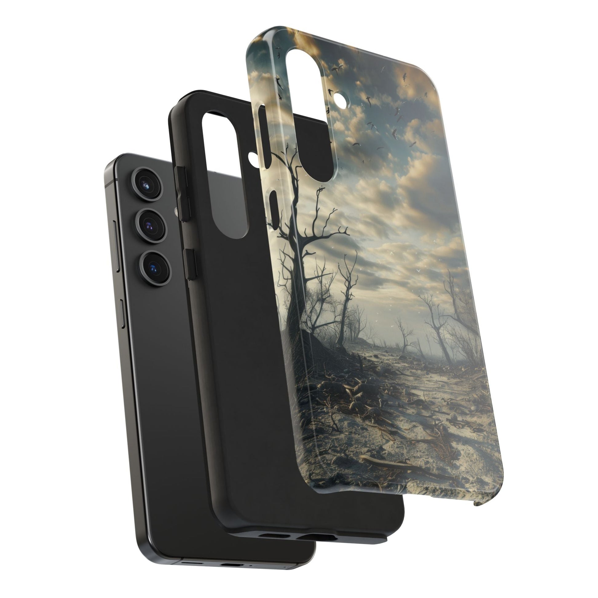The Last Tree — Desolate Landscape Phone Case - JDG Visual Arts