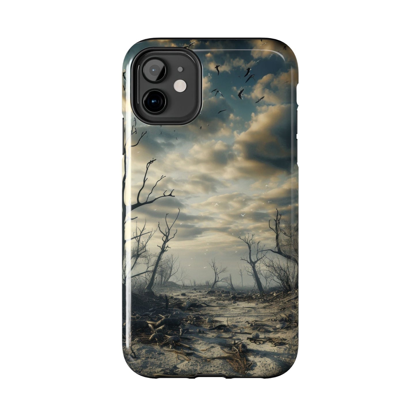 The Last Tree — Desolate Landscape Phone Case - JG Visual Arts