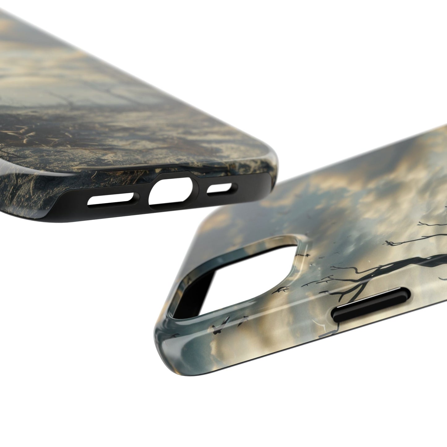 The Last Tree — Desolate Landscape Phone Case - JDG Visual Arts